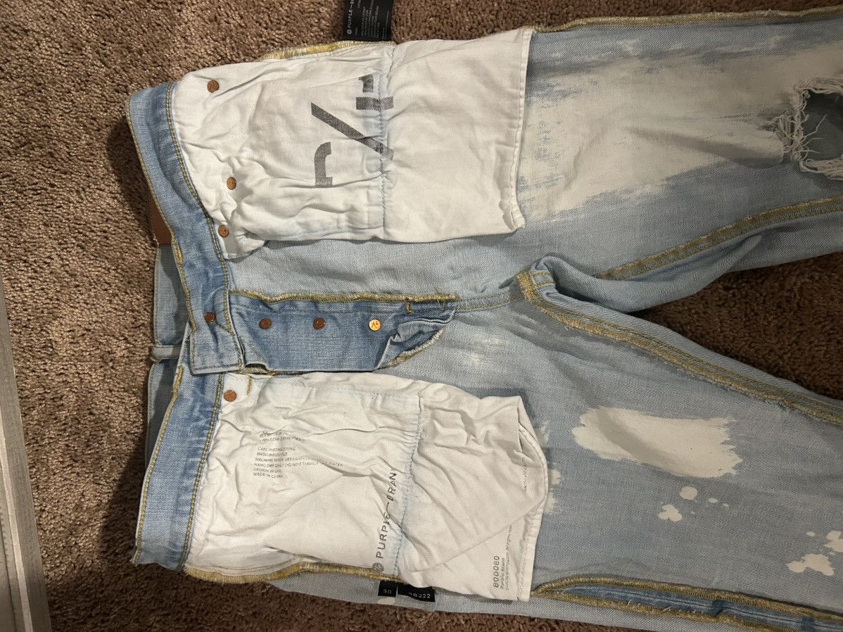 Purple Brand Light Blue Purple Brand Jeans Size US 30 / EU 46 - 4 Thumbnail