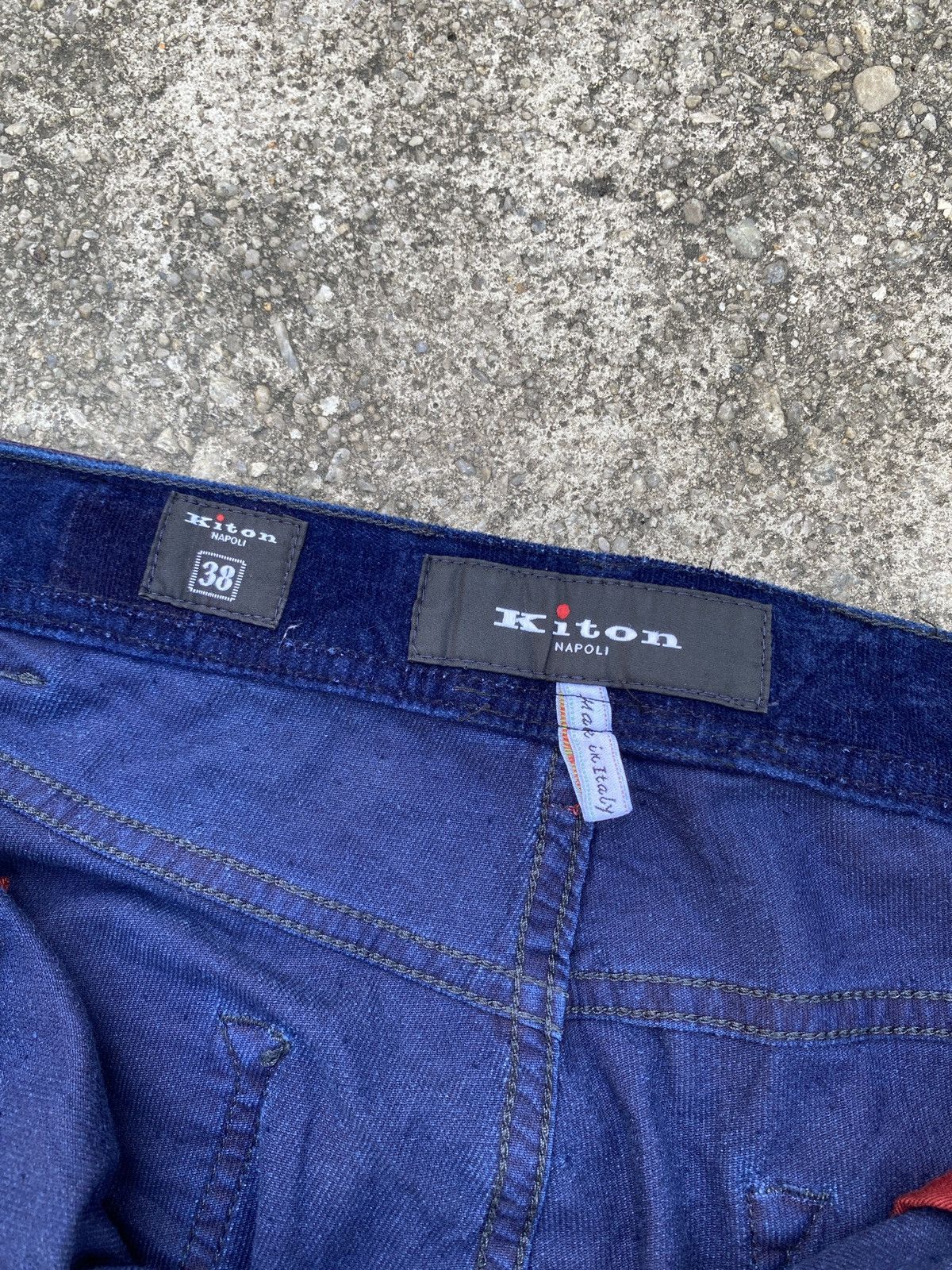 Kiton Kiton Napoli Italy Velvet Corduroy Pant Size US 33 - 15 Thumbnail