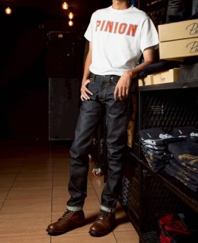 PPFM 💥21 oz Lion x Lanna salvedge Pinion blue slim fit jeans Size US 34 / EU 50 - 4 Thumbnail