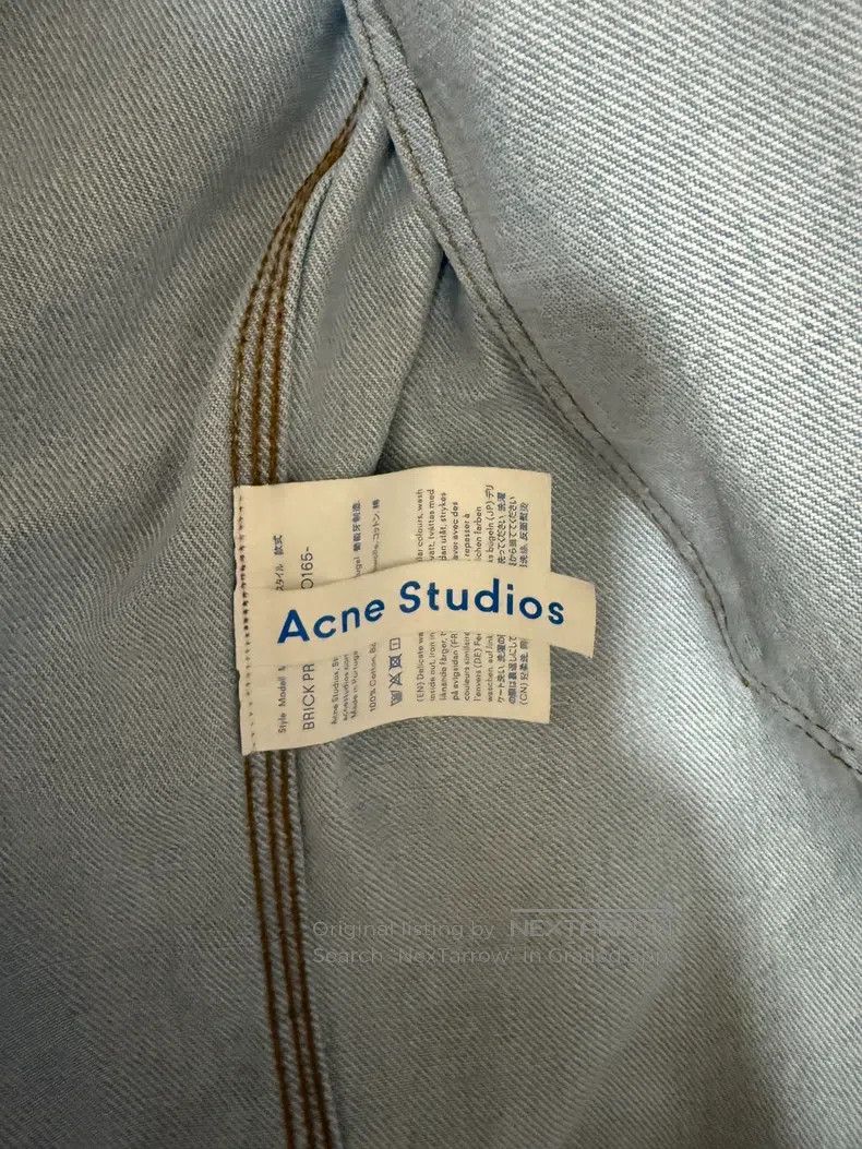 Acne Studios Acne Studios Blue cloud-patterned denim jacket Size US L / EU 52-54 / 3 - 4 Thumbnail
