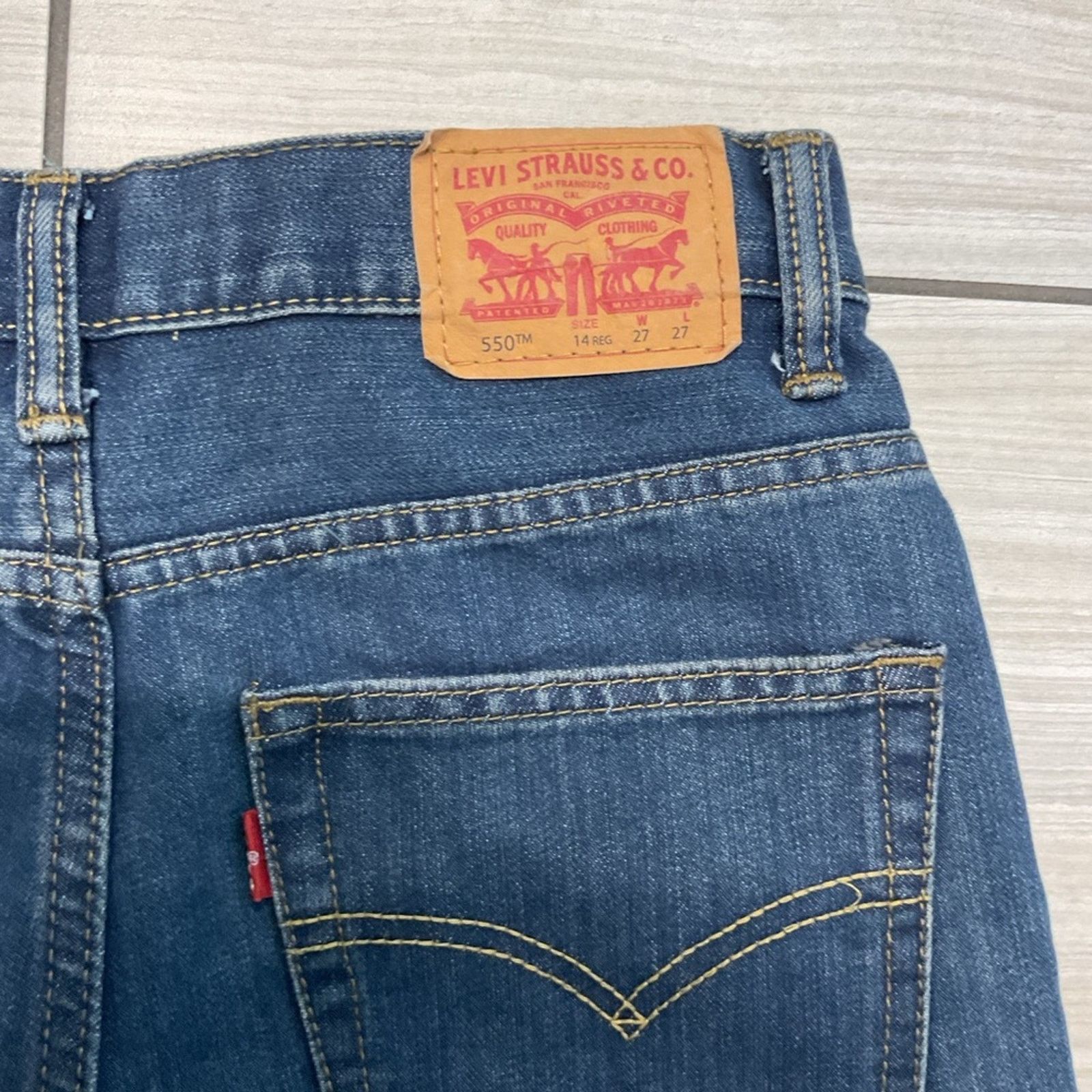 Levi's 550 Levi's Relaxed Fit Jeans Size 27" / US 4 / IT 40 - 3 Thumbnail
