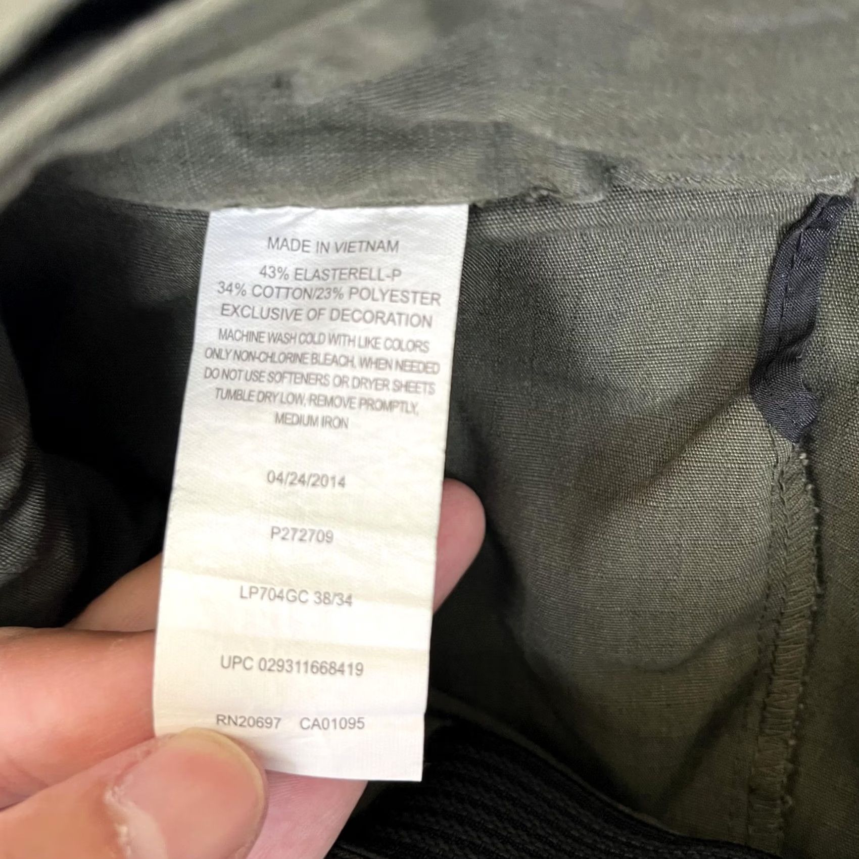 Dickies Dickies Cargo Pants Mens 38x32 Green Relaxed Fit Stretch Ripstop Workwear Size US 38 / EU 54 - 6 Thumbnail