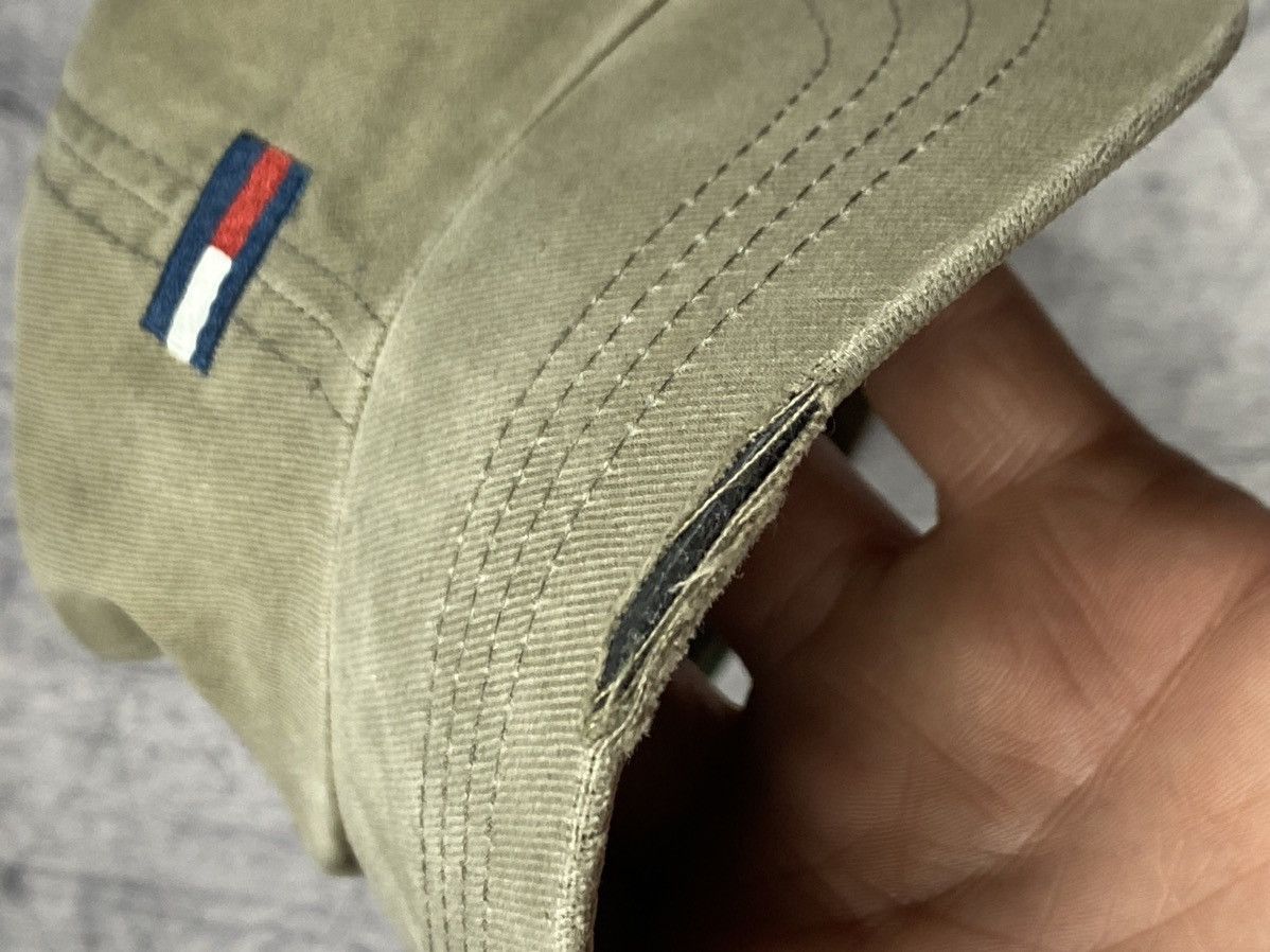 Tommy Hilfiger × Vintage Vintage Tommy Hilfiger Distressed Center Logo Cap Hats Size ONE SIZE - 9 Thumbnail