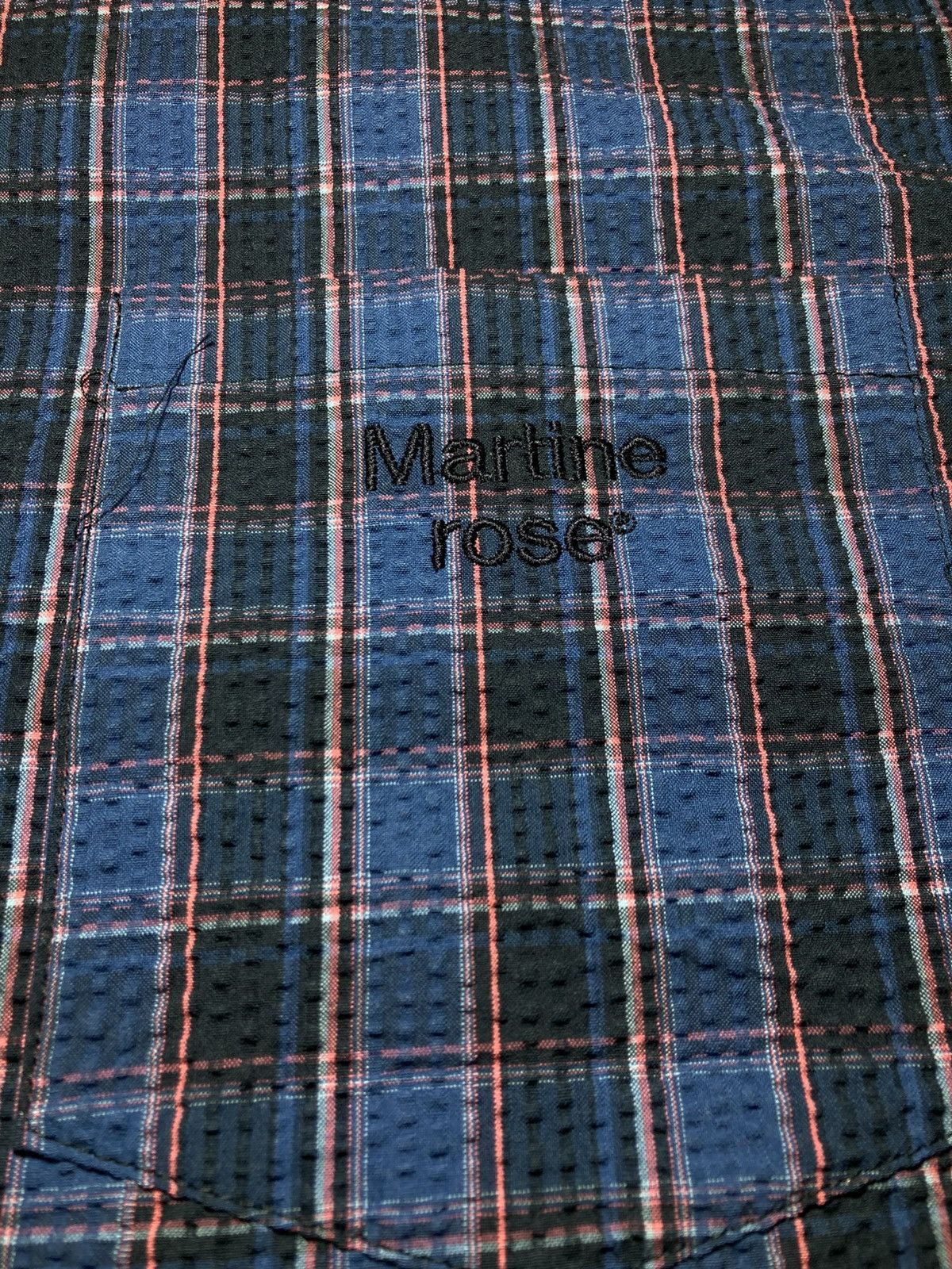 Martine Rose SS25 Martine Rose Lace Overshirt SSENSE 2025 Sex Logo Pocket Size US XL / EU 56 / 4 - 3 Thumbnail