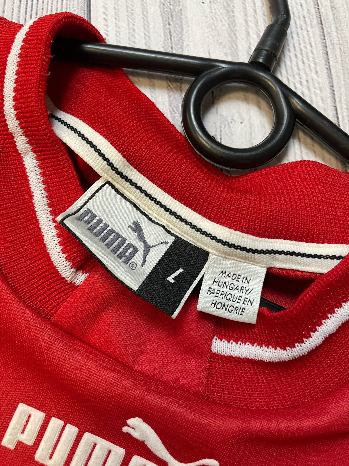 Puma × Vintage Vintage puma Switzerland soccer jersey Opel logo rare size L Size US L / EU 52-54 / 3 - 5 Thumbnail