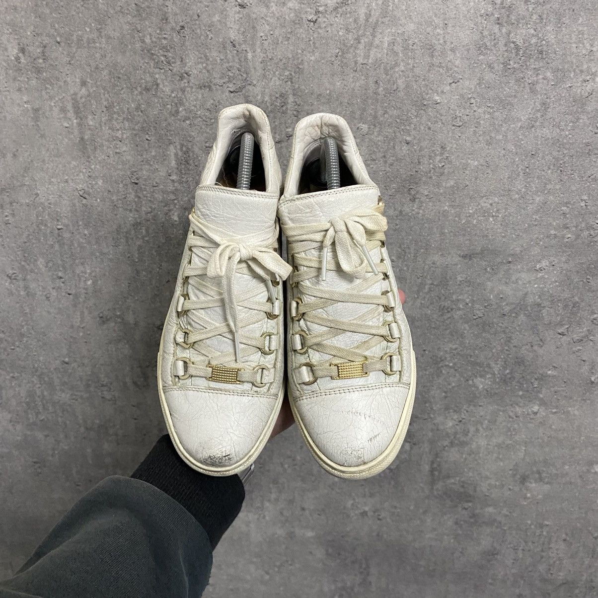 Balenciaga Balenciaga Arena Low Top Sneakers White Size US 5 / EU 37 - 5 Thumbnail
