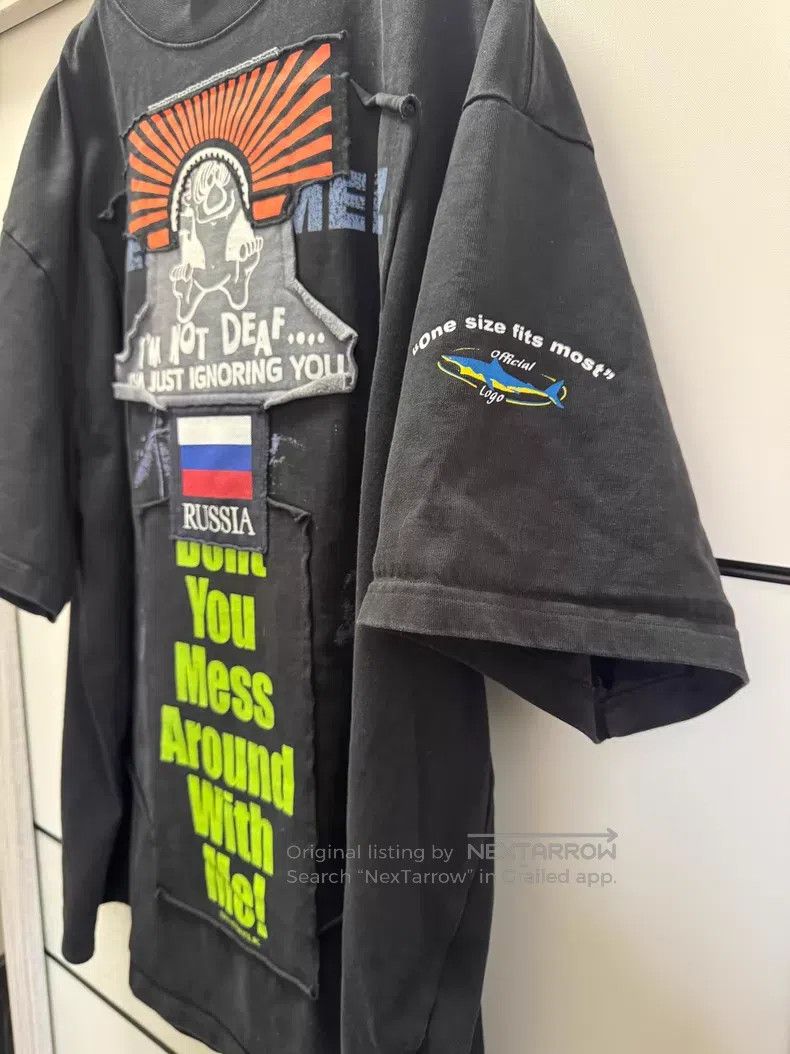 Vetements VETEMENTS Anti-War Patchwork Short Sleeve Size US S / EU 44-46 / 1 - 5 Thumbnail