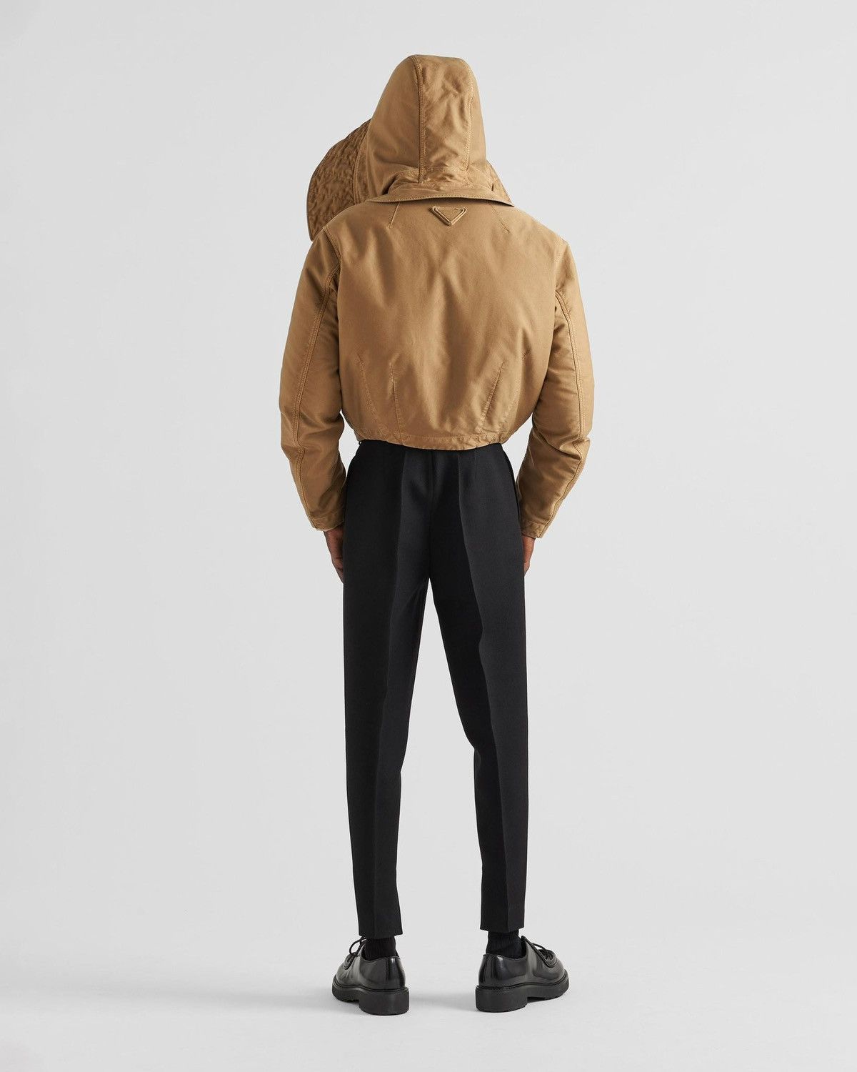 Prada ⚠️$5K VALUE ⚠️Faux fur-trimmed bomber jacket Size US L / EU 52-54 / 3 - 3 Thumbnail