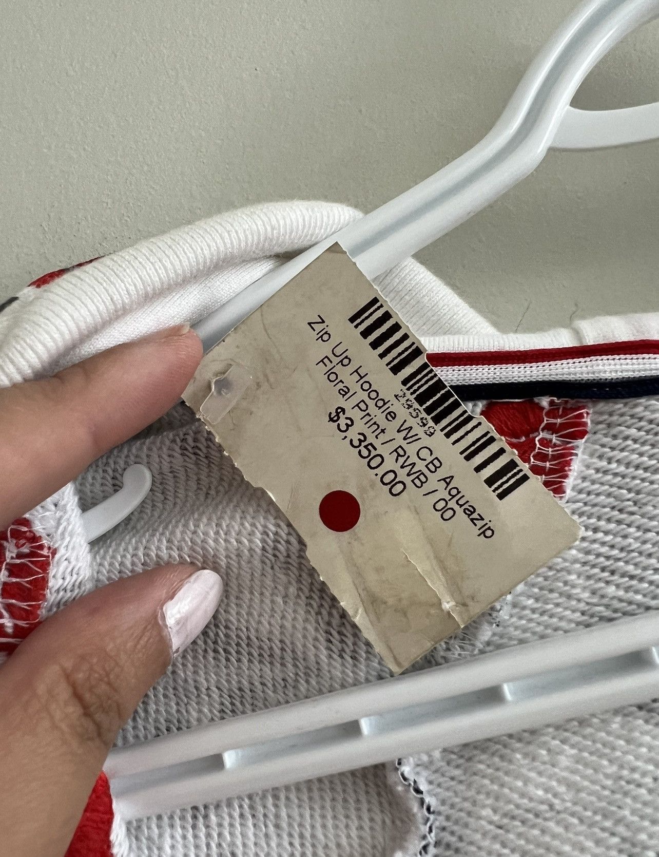 Thom Browne BNWT THOM BROWNE FLORAL ZIP HOODIE Size US XS / EU 42 / 0 - 6 Thumbnail