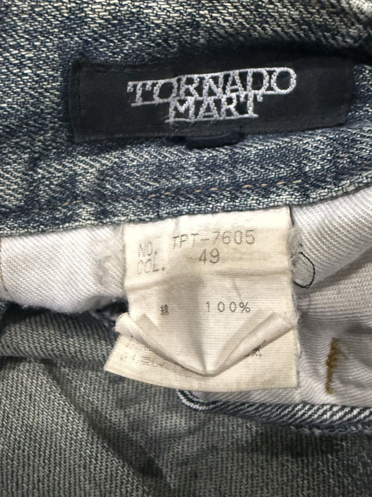 Tornado Mart TORNADO MART FLARED DISTRESSED BOOTCUTJEANS Size US 31 - 14 Thumbnail