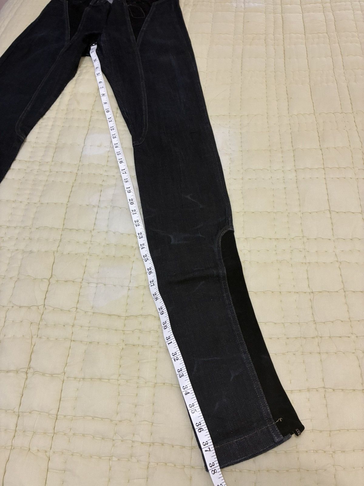 Rick Owens Rick Owens Black Stirrup-Style jeans style leggings Size US 30 / EU 46 - 19 Thumbnail