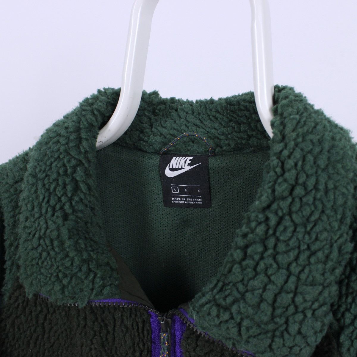 Nike Nike Sherpa Fleece Jacket Full-Zip Size US L / EU 52-54 / 3 - 3 Thumbnail