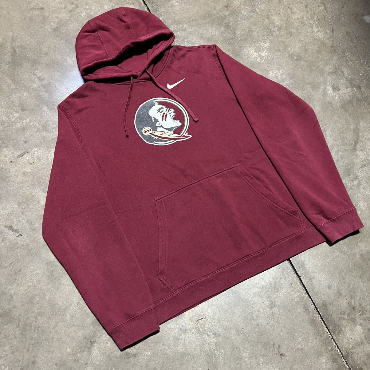 Nike Nike Florida State Seminoles FSU Hoodie Sweatshirt Swoosh Size US XL / EU 56 / 4 - 2 Thumbnail