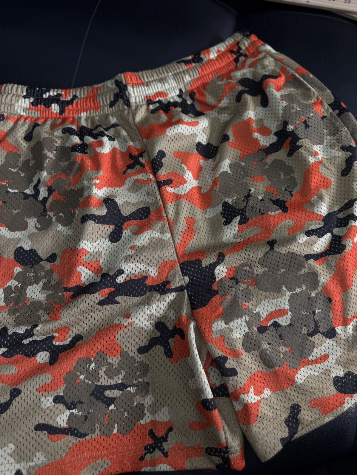 DENIM TEARS Denim Tears Mesh Summer Shorts Tan/Orange Size Large (NEW) Size US 33 - 6 Thumbnail