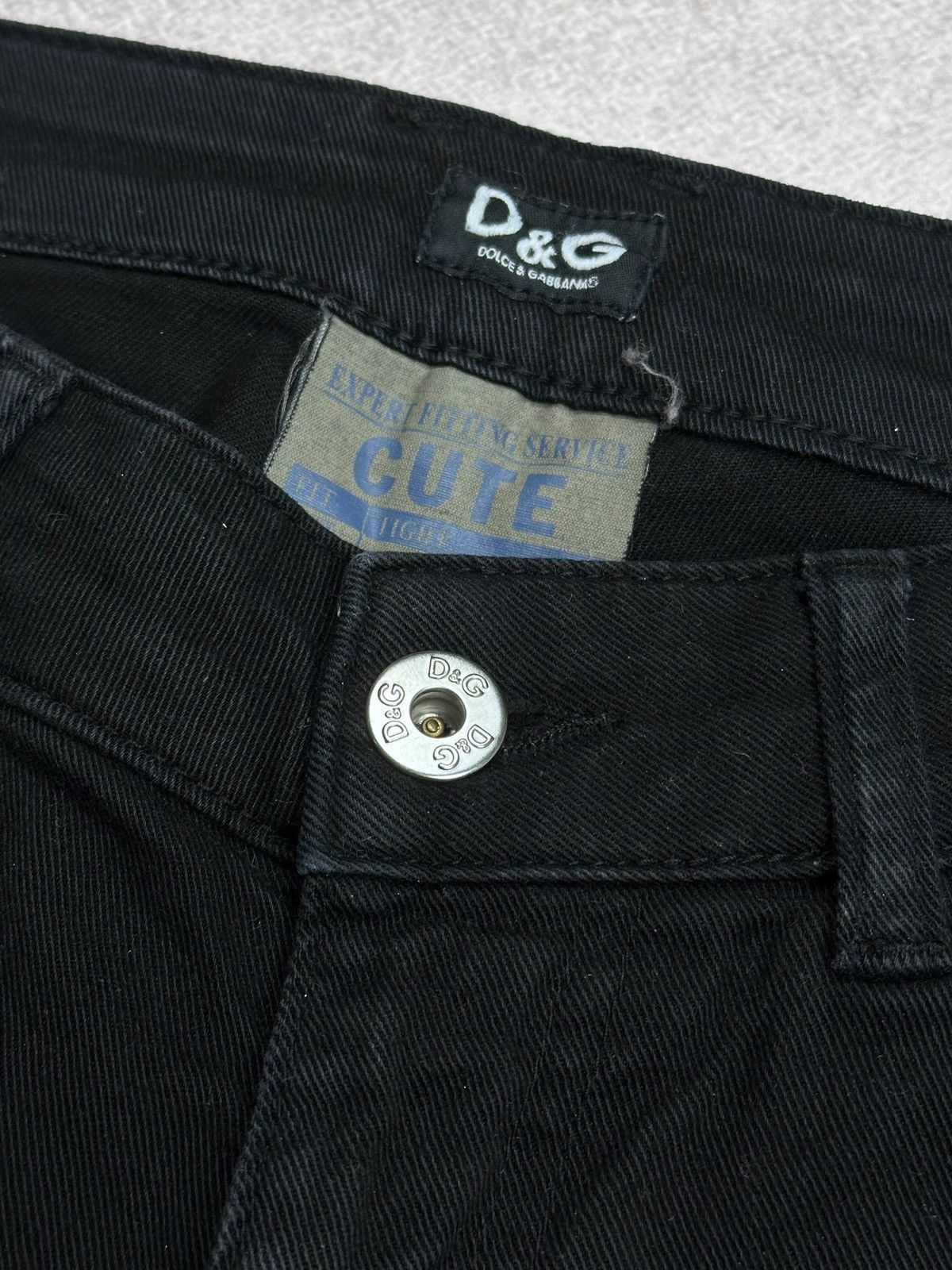 Dolce & Gabbana Vintage Dolce Gabbana Pocket Logo Pants Jeans 26 Womans Size 26" / US 2 / IT 38 - 6 Thumbnail