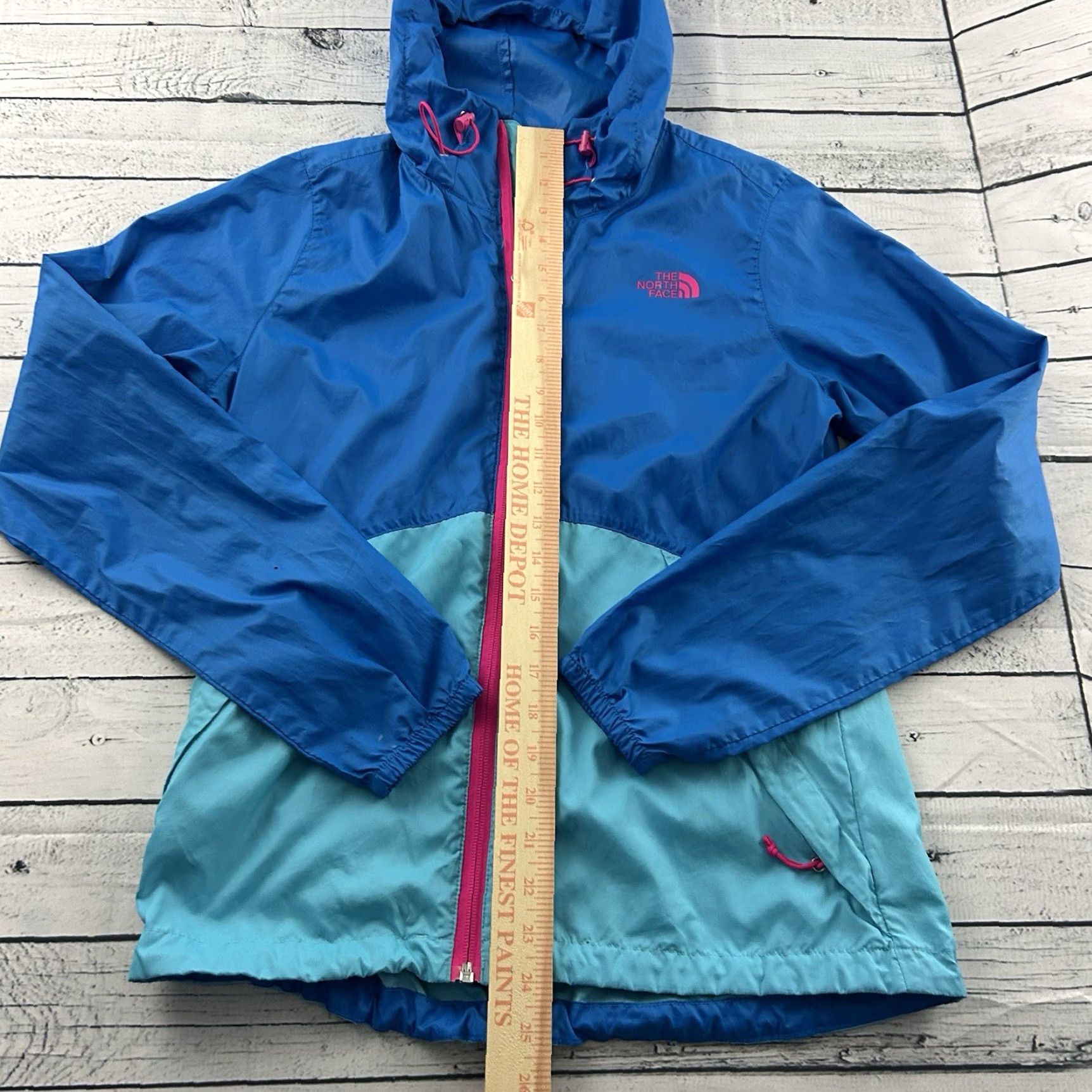 The North Face The North Face Full Zip Colorblock Windbreaker Jacket Women's Small Pink Blue Windbreaker Full Zip Mens Womens Ladies? Size S / US 4 / IT 40 - 5 Thumbnail