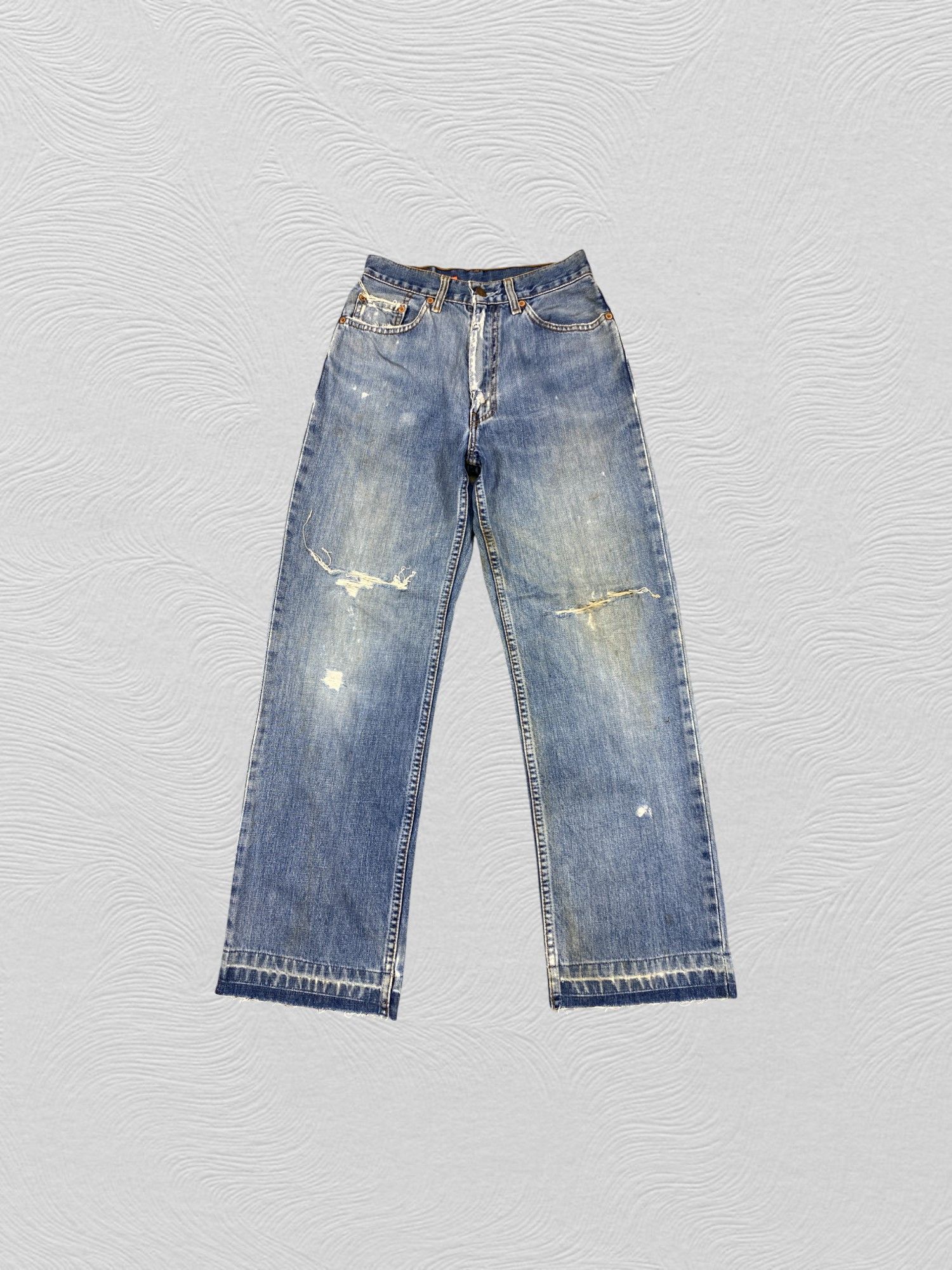 Levi's Vintage Levi's W515 Distressed Jeans 26x27 Denim-JN3876 Size US 26 / EU 42 - 1 Thumbnail