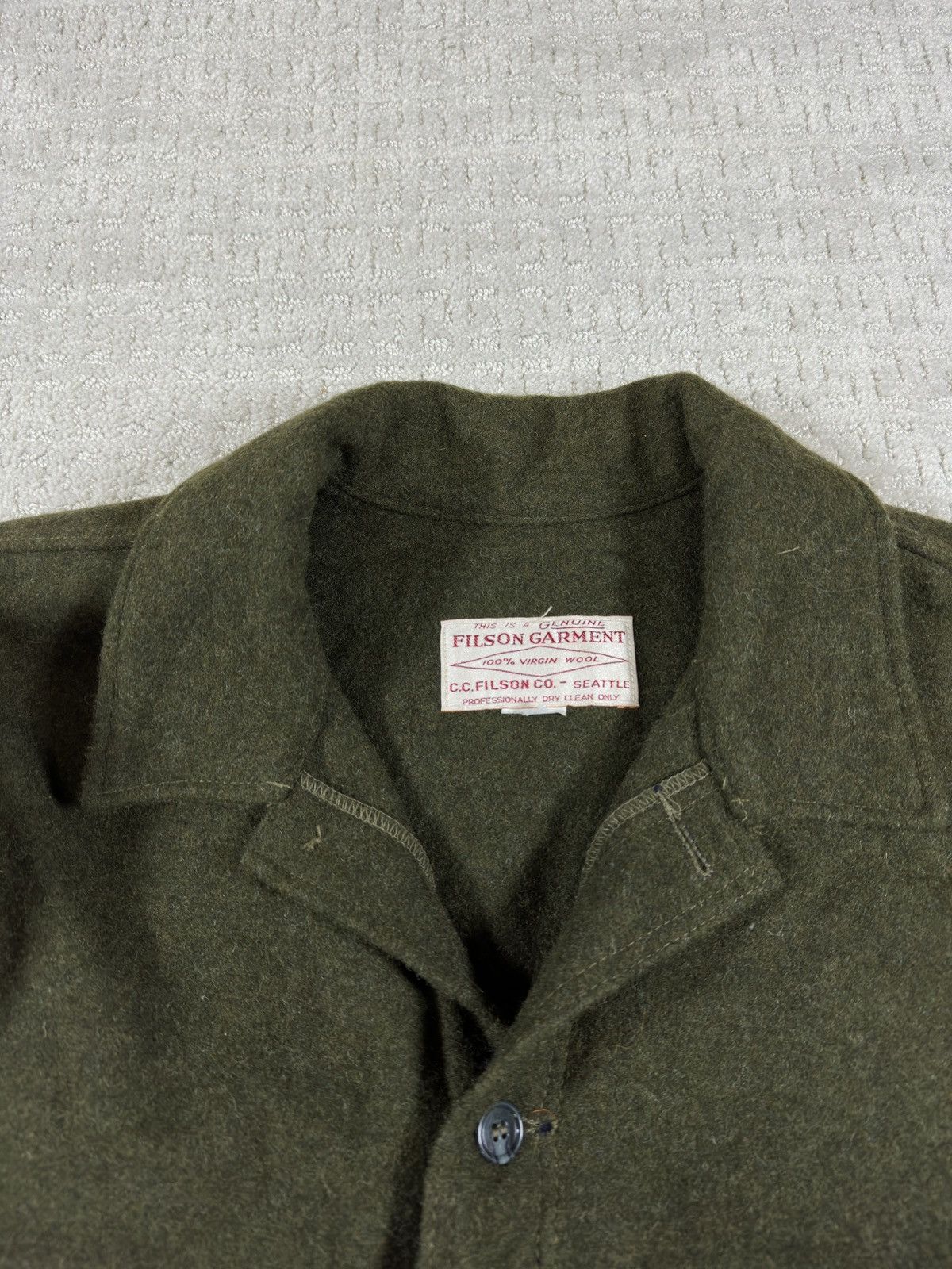 Filson Filson Double Mackinaw Cruiser Wool Jacket Khaki USA Size US L / EU 52-54 / 3 - 2 Thumbnail