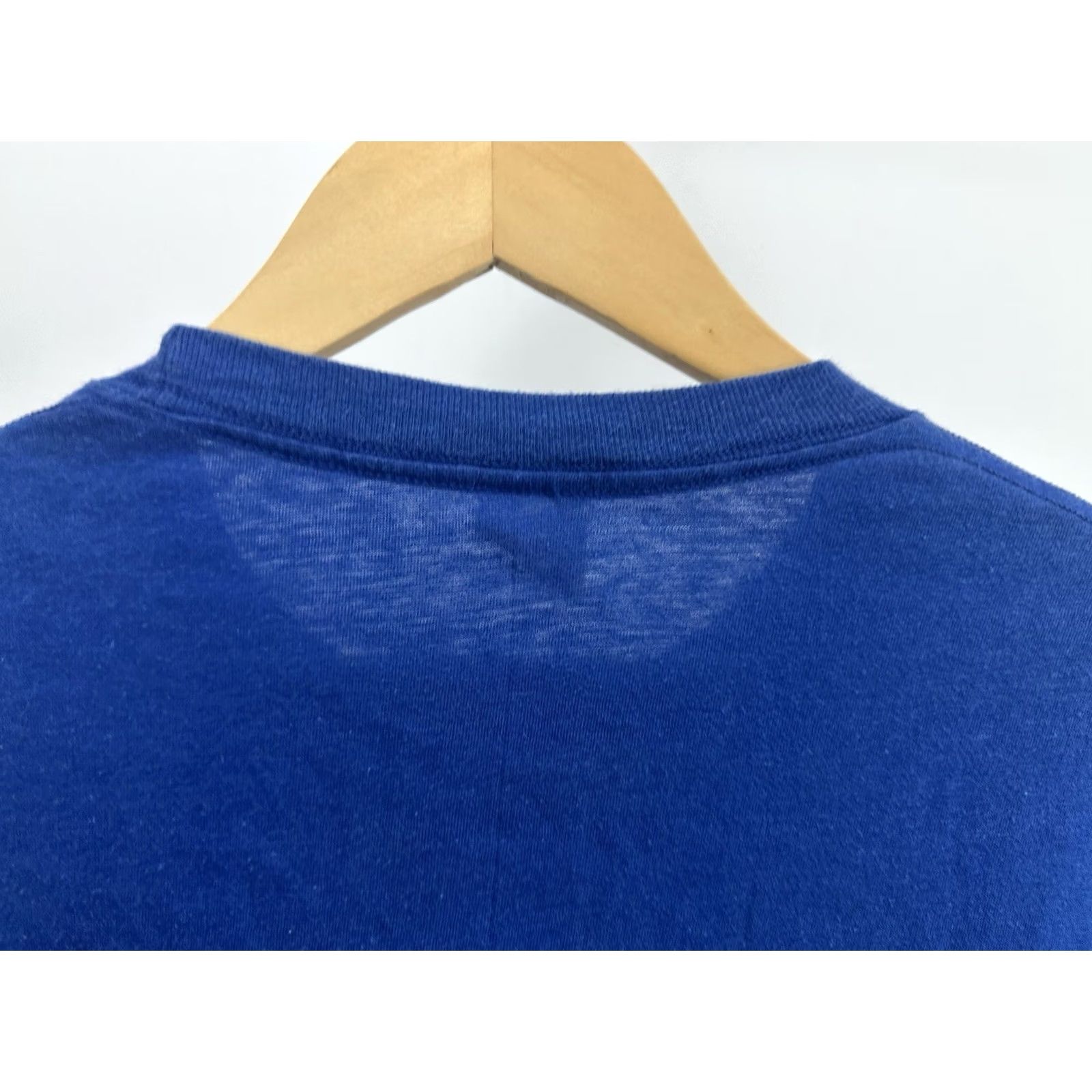 Wrangler VINTAGE Wrangler Shirt XL Burnout Denim Workwear T-Shirt Mens Blue 80s Size US XL / EU 56 / 4 - 5 Thumbnail