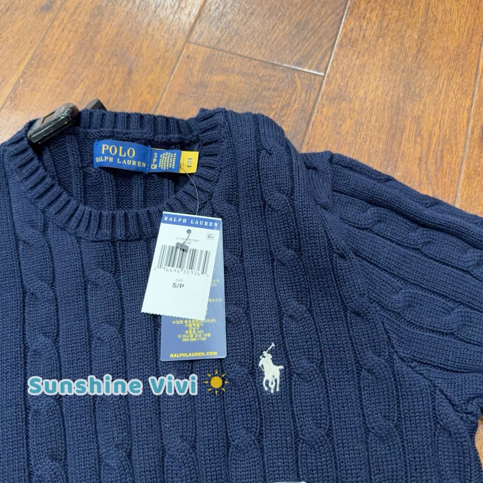 Polo Ralph Lauren NWT Polo Ralph Lauren Woman Cotton Short-Sleeve Sweater blue Size S / US 4 / IT 40 - 2 Thumbnail