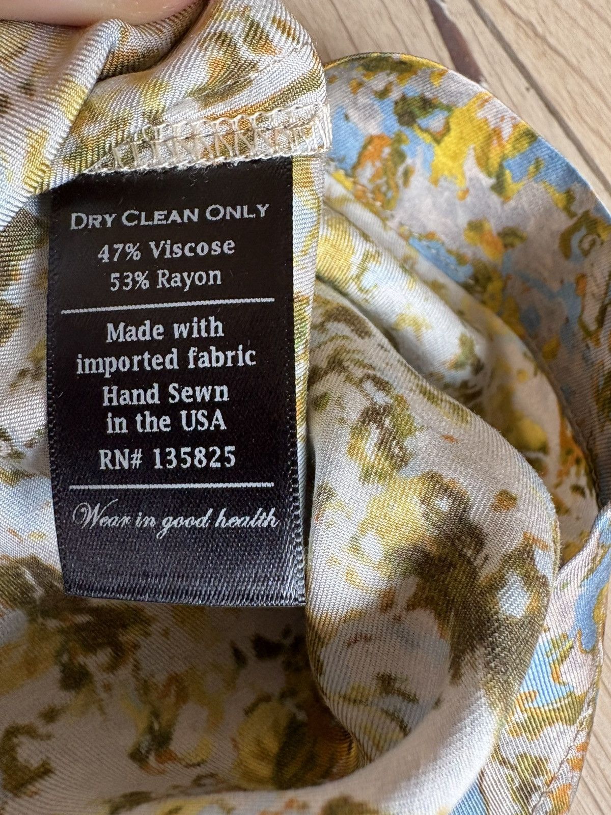 No. 6 No. 6 Store Blue and Yellow Floral Tie-Front Dress Size 2 Size XS / US 0-2 / IT 36-38 - 6 Thumbnail