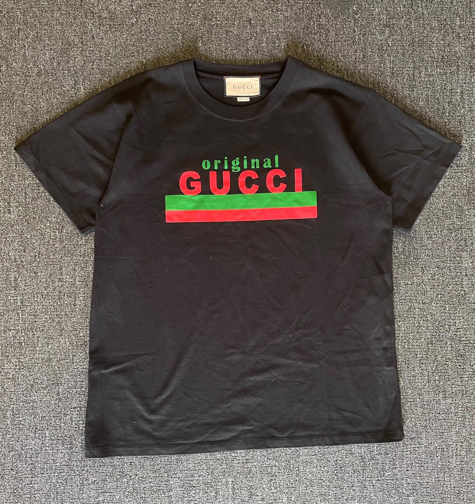 Gucci Gucci Black Short Sleeve T-shirt Size US XS / EU 42 / 0 - 1 Thumbnail