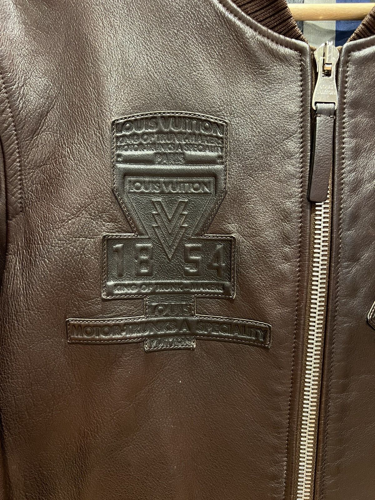Louis Vuitton Louis Vuitton King Of Trunk Makers Leather Jacket Size US M / EU 48-50 / 2 - 3 Thumbnail