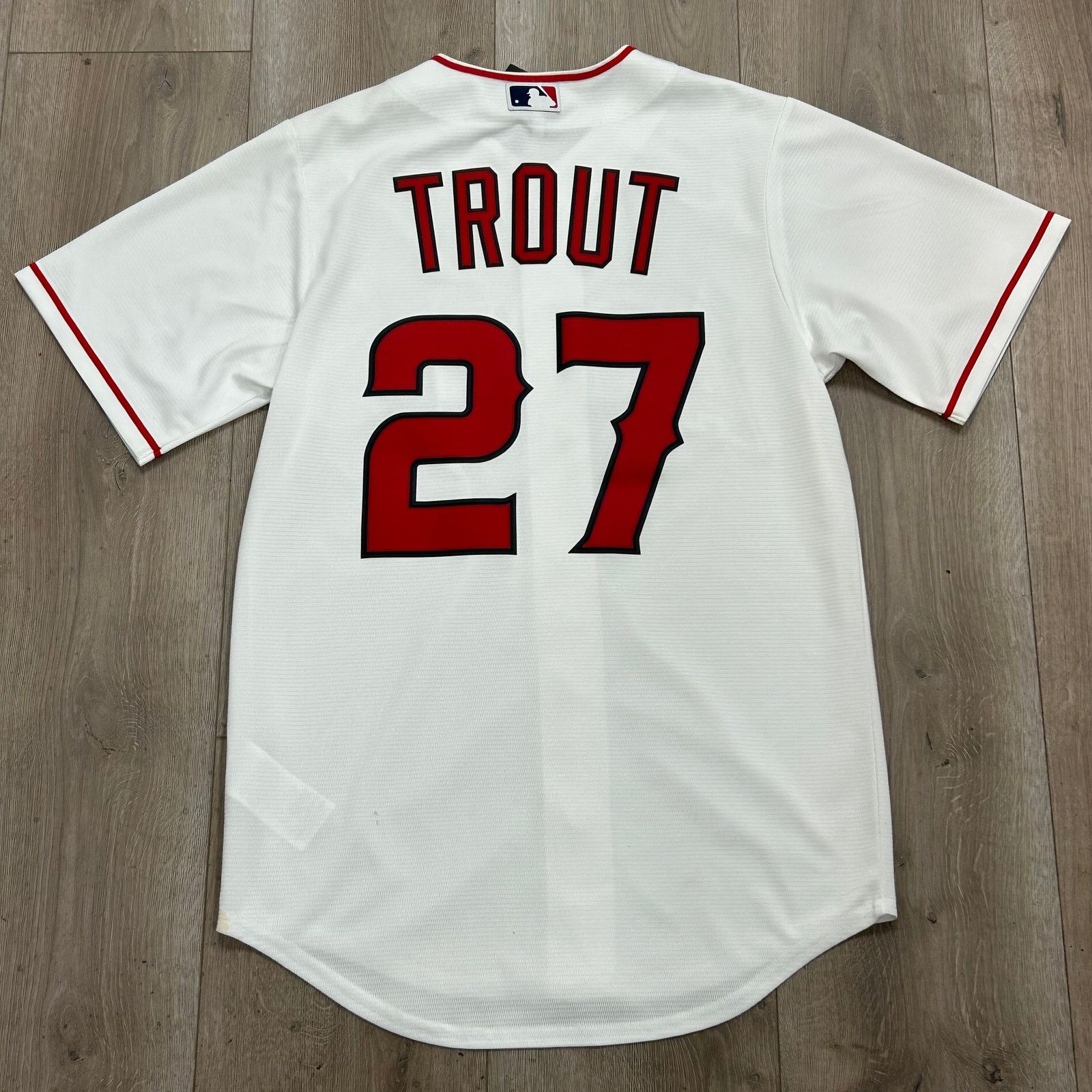 Nike Nike Mike Trout 27 Los Angeles Angels Home Jersey Size Small Size US S / EU 44-46 / 1 - 8 Thumbnail