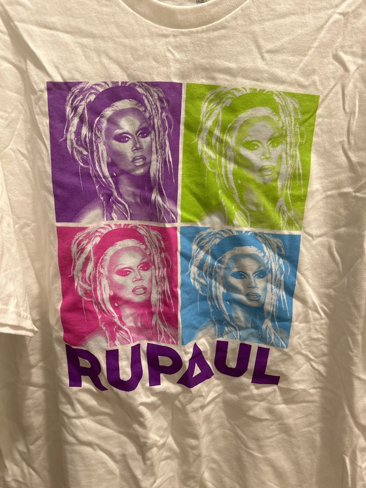 Other Rupaul Drag Race White and Multicolored T-Shirt XL Size US XL / EU 56 / 4 - 4 Thumbnail