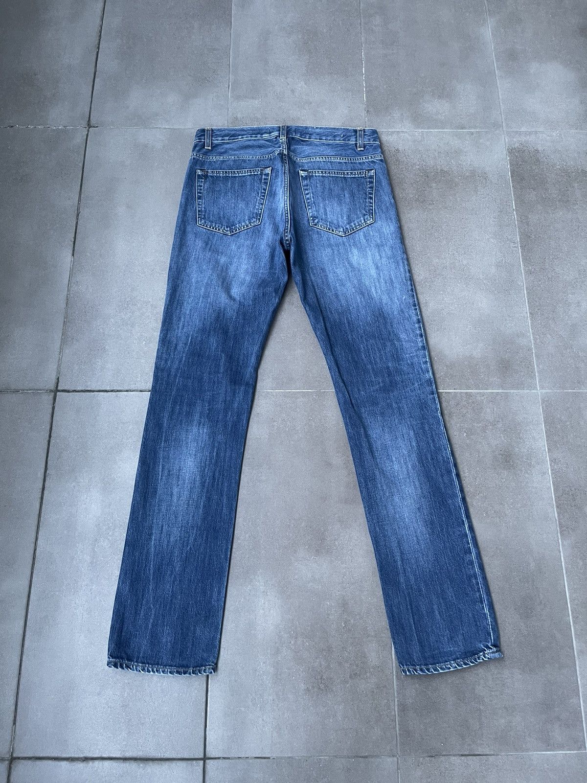 Acne Studios Acne Studios Roc Verakai Distressed Indigo Denim Pants Size US 30 / EU 46 - 13 Thumbnail