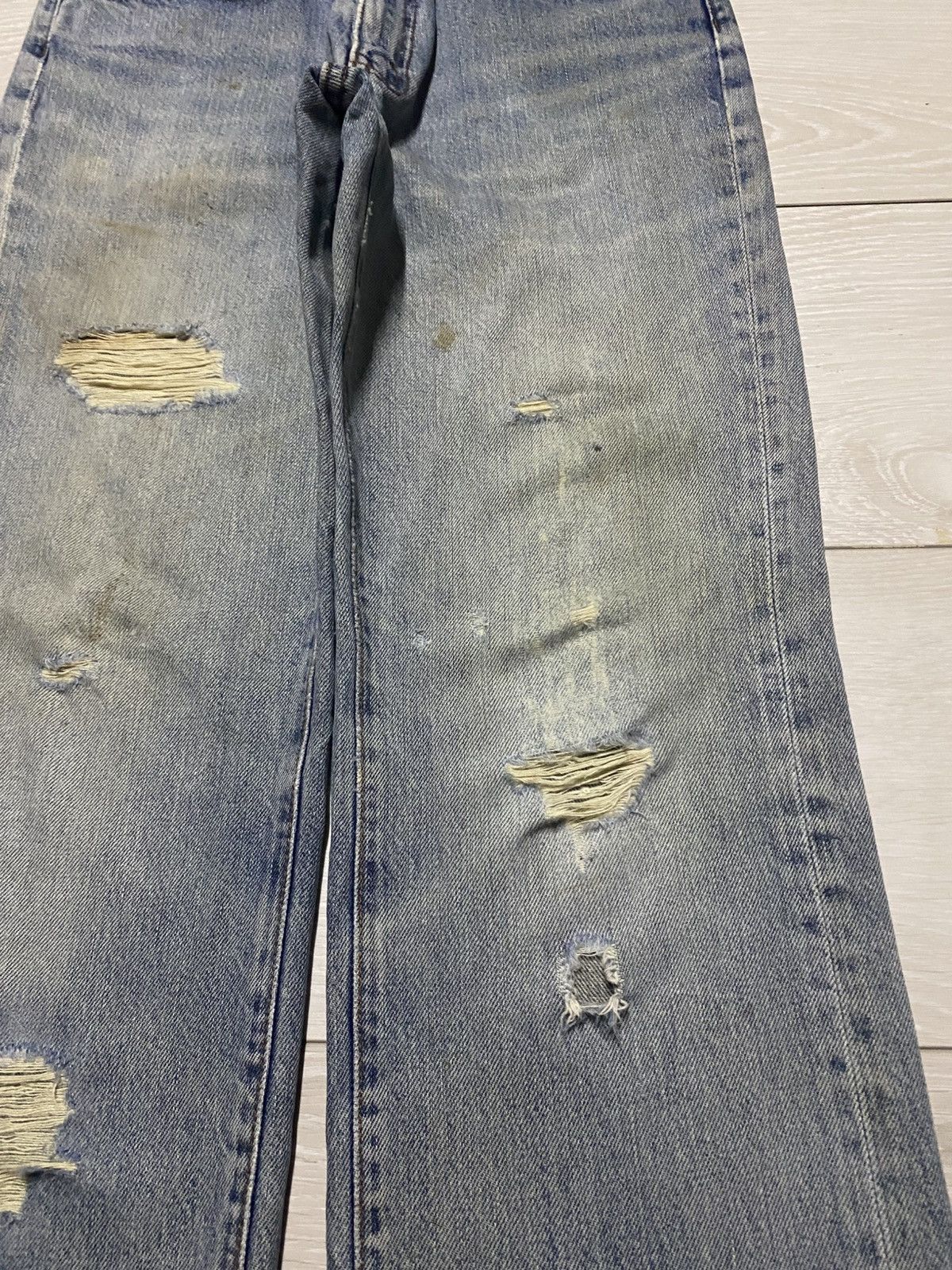 Big John Vintage Big John Grunge Distressed Straight Loose Jeans Size US 28 / EU 44 - 8 Thumbnail