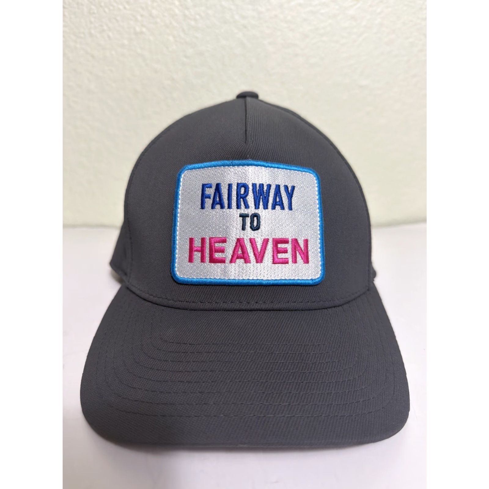 G/FORE G/FORE Hat Cap Snap Back Mens Gray Fairway To Heaven Embroidered Patch Golf Size ONE SIZE - 2 Thumbnail