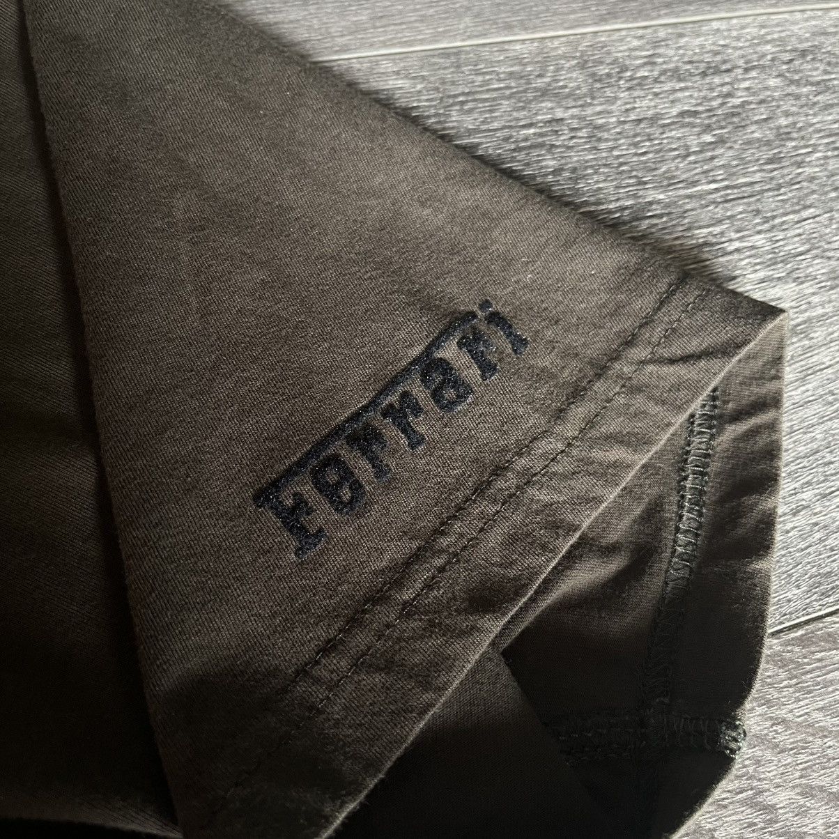 Ferrari × Vintage Vintage Y2K Ferrari Horse Felt Designer Olive Green T Shirt Size US XL / EU 56 / 4 - 3 Thumbnail