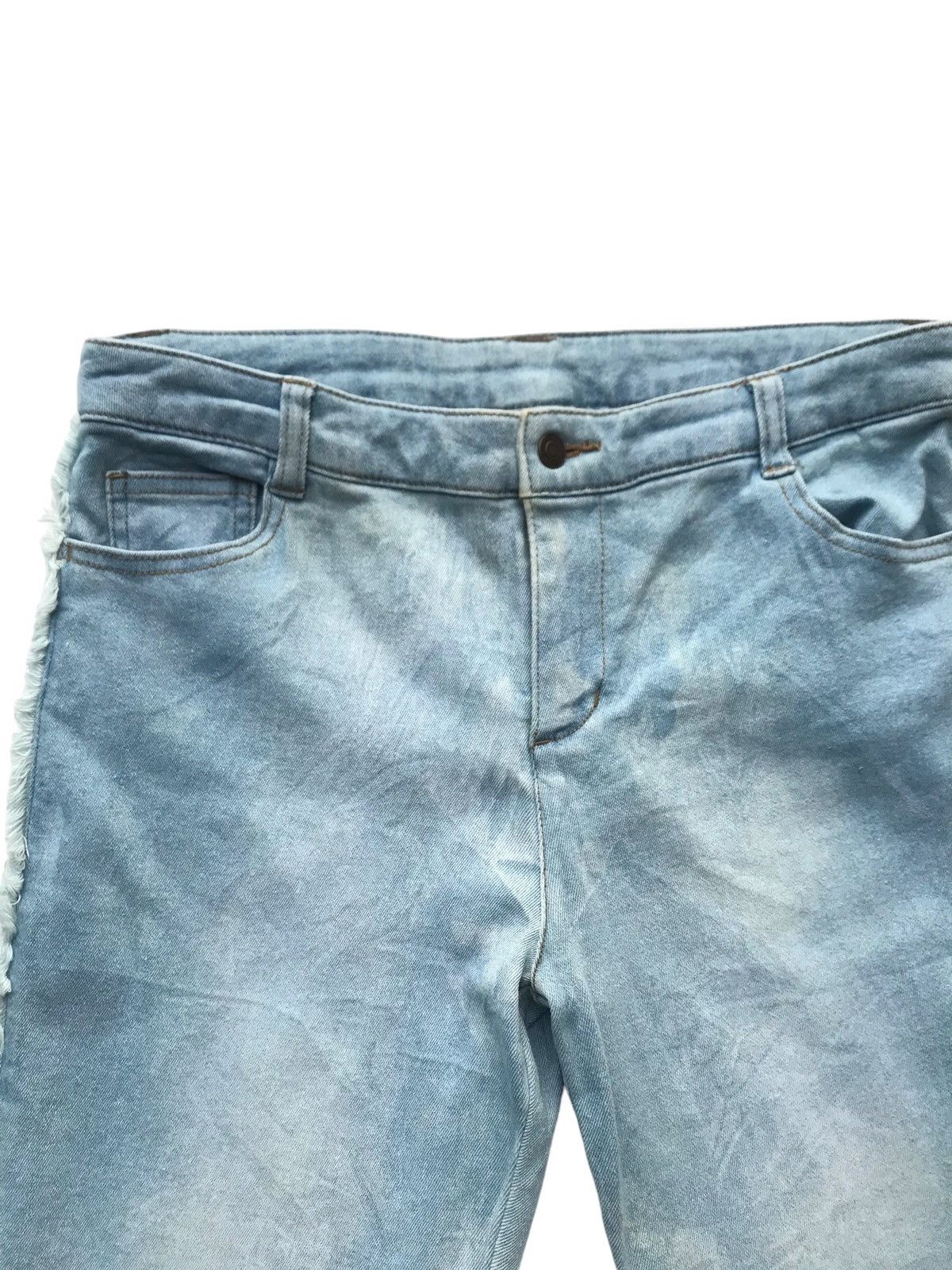 Jean Otto Collection Women Flared Bootcut Distressed Denim Size 31" - 3 Thumbnail