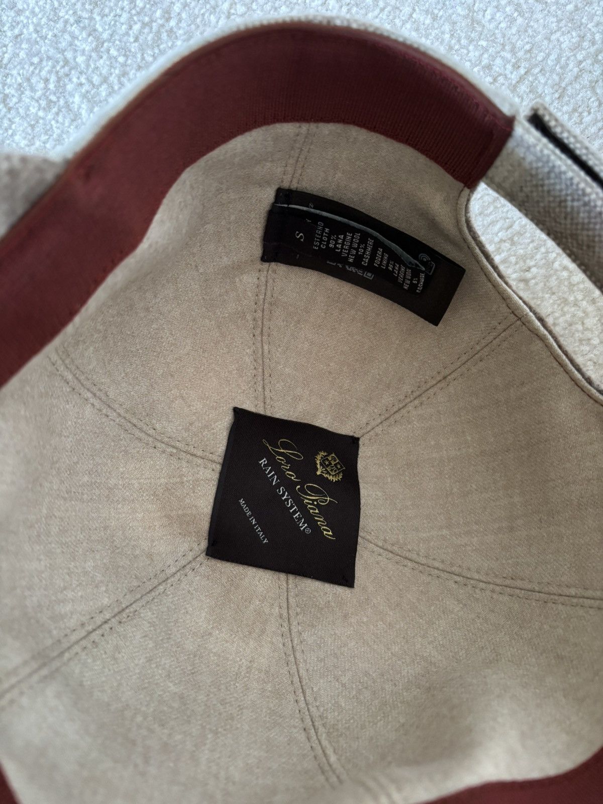 Loro Piana Cashmere baseball cap Size ONE SIZE - 8 Thumbnail