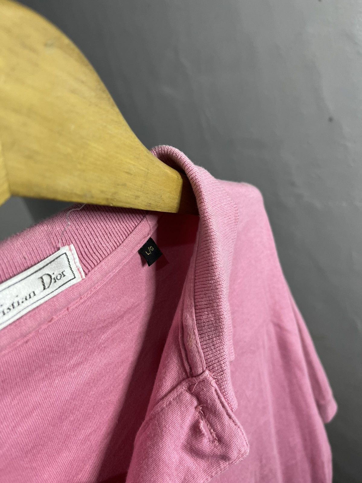 Dior Dior small logo embroidery poloshirt Size US L / EU 52-54 / 3 - 5 Thumbnail