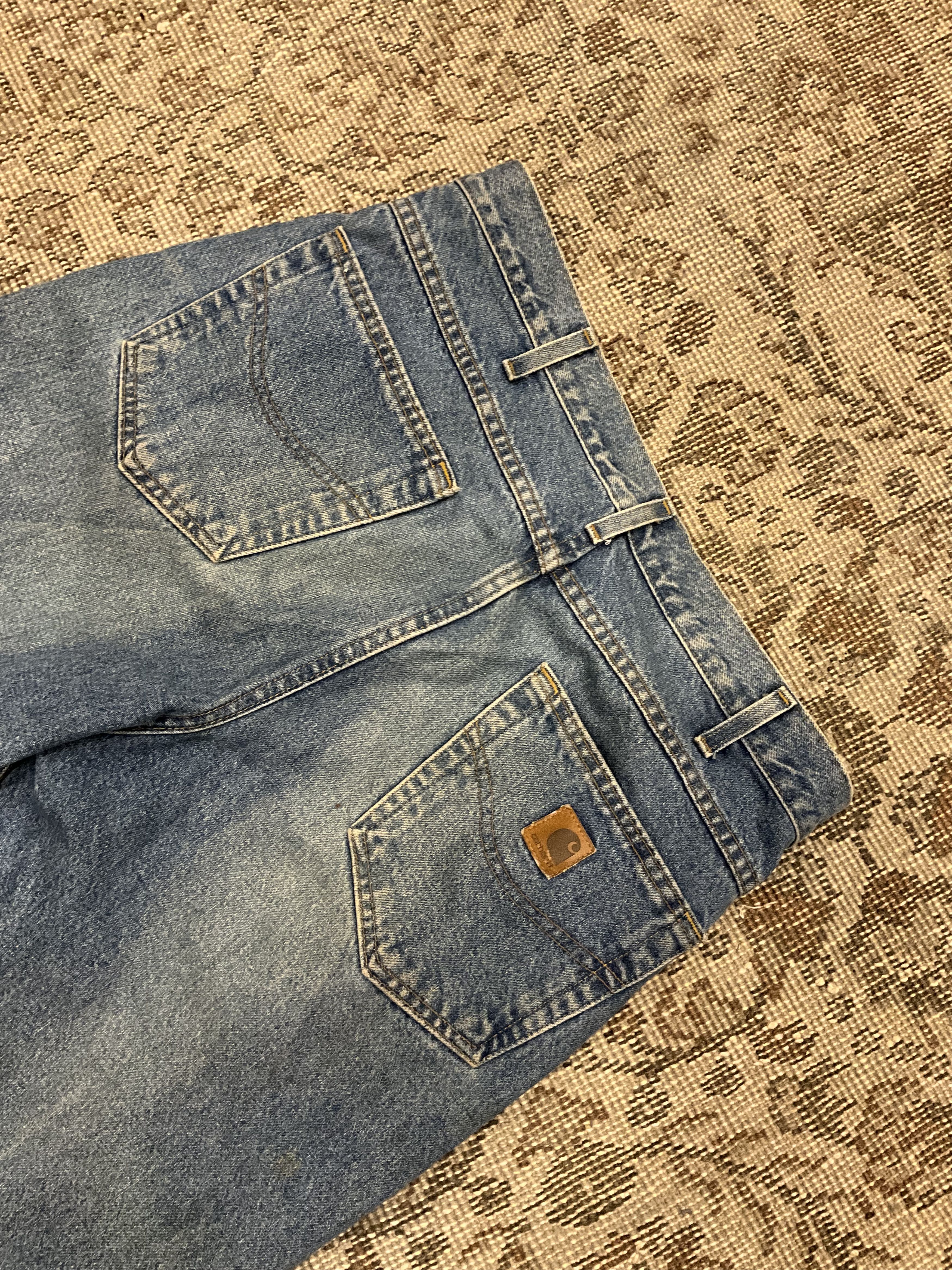 Carhartt Carhartt Vintage Denim Jeans Light Blue Made in Mexico W35 Size US 35 - 4 Thumbnail
