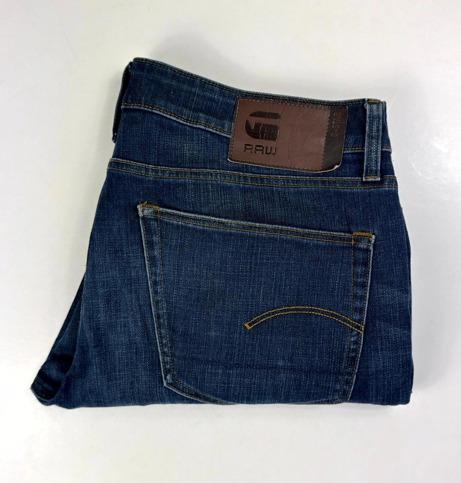 G-Star G-STAR Raw 3301 Deconstructed Slim Dark Blue Jeans 34x34 Size US 34 / EU 50 - 1 Thumbnail