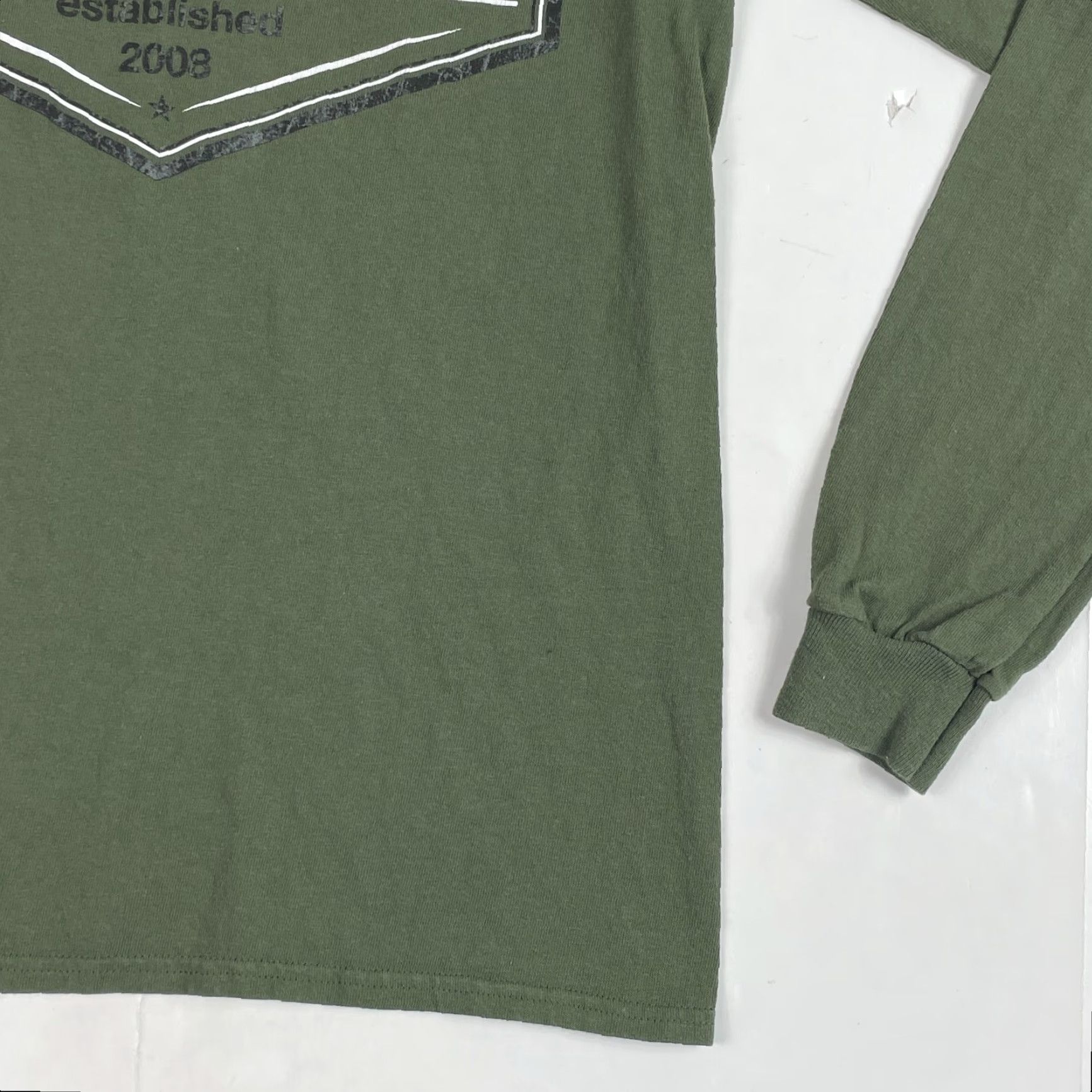 Bones Bone Collector Shirt Mens Small Green Long Sleeve Crew Neck Hiking Outdoors Outdoor Logo T-Shirt Mens Size US S / EU 44-46 / 1 - 4 Thumbnail