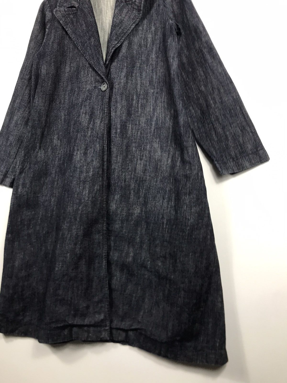 14th Addiction × Japanese Brand 🔥IN Jeans Denim Button Long Coat Size M / US 6-8 / IT 42-44 - 3 Thumbnail