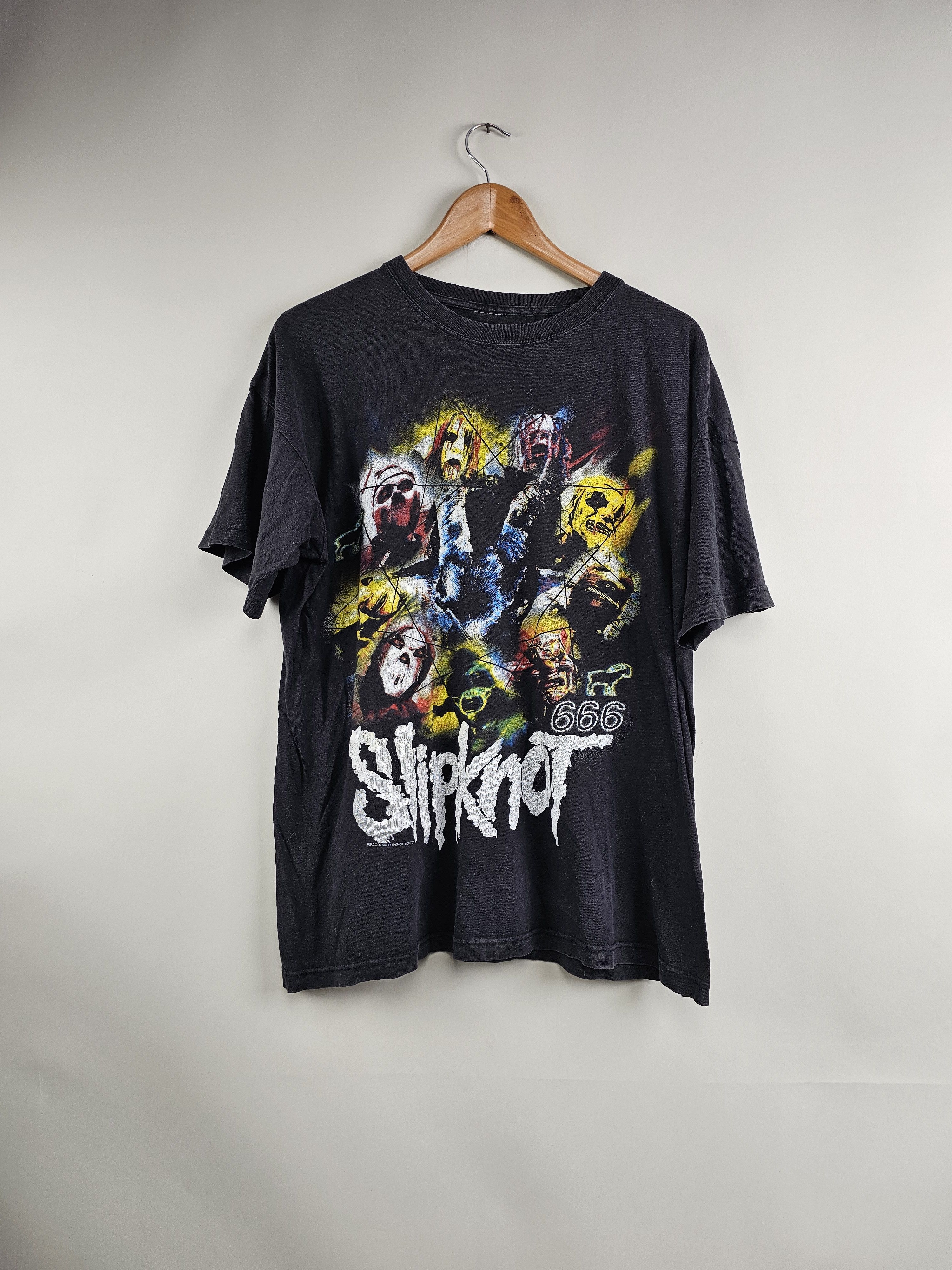 Band Tees × Slipknot × Vintage 2002 Slipknot Iowa Tour XL 23