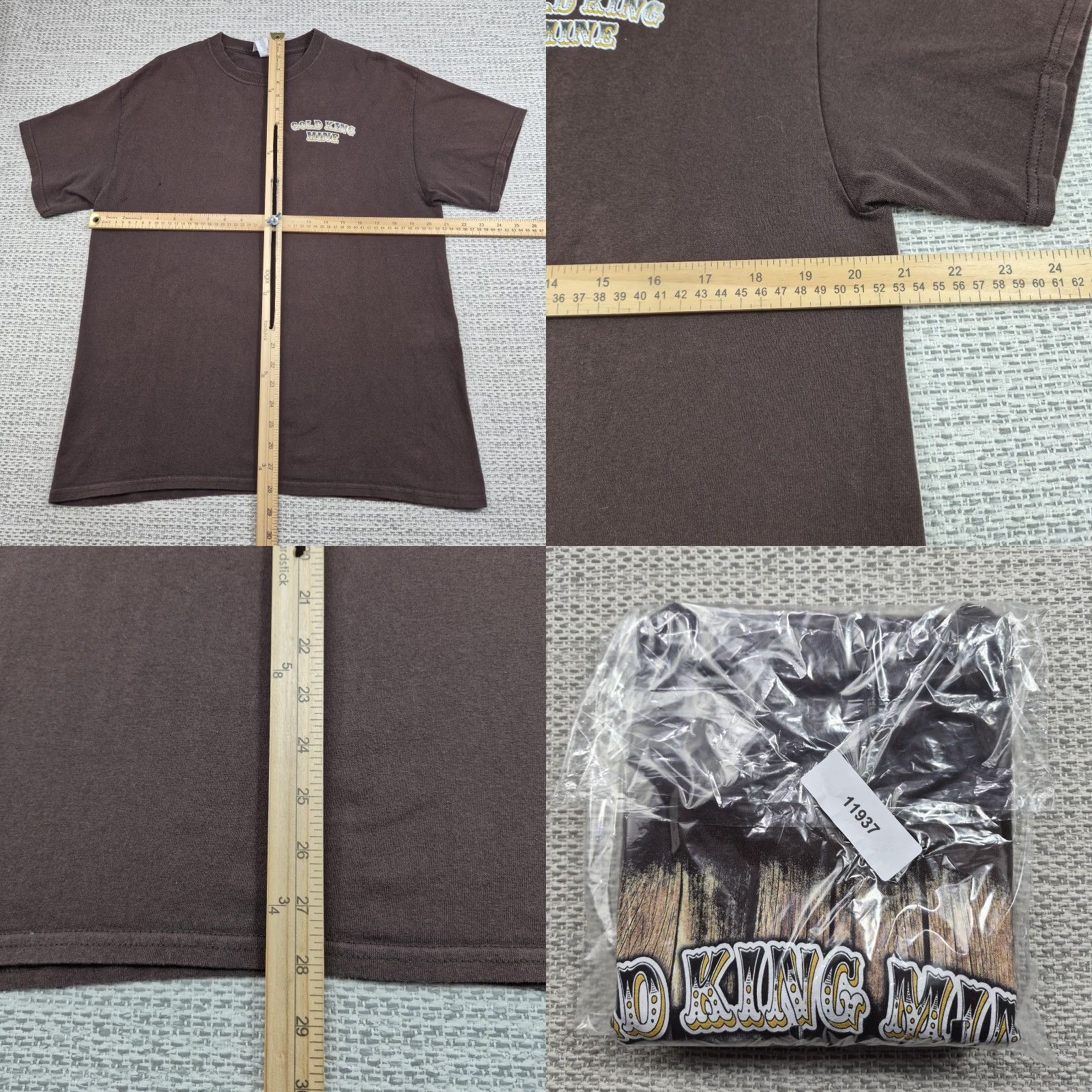 Gildan Gildan Gold King Mine Shirt Mens Large Brown Jerome Arizona Truck Graphic Tee Shirt Mens L Brown Graphic Tee USA Souvenir blue Truck 90s? Size US L / EU 52-54 / 3 - 8 Thumbnail