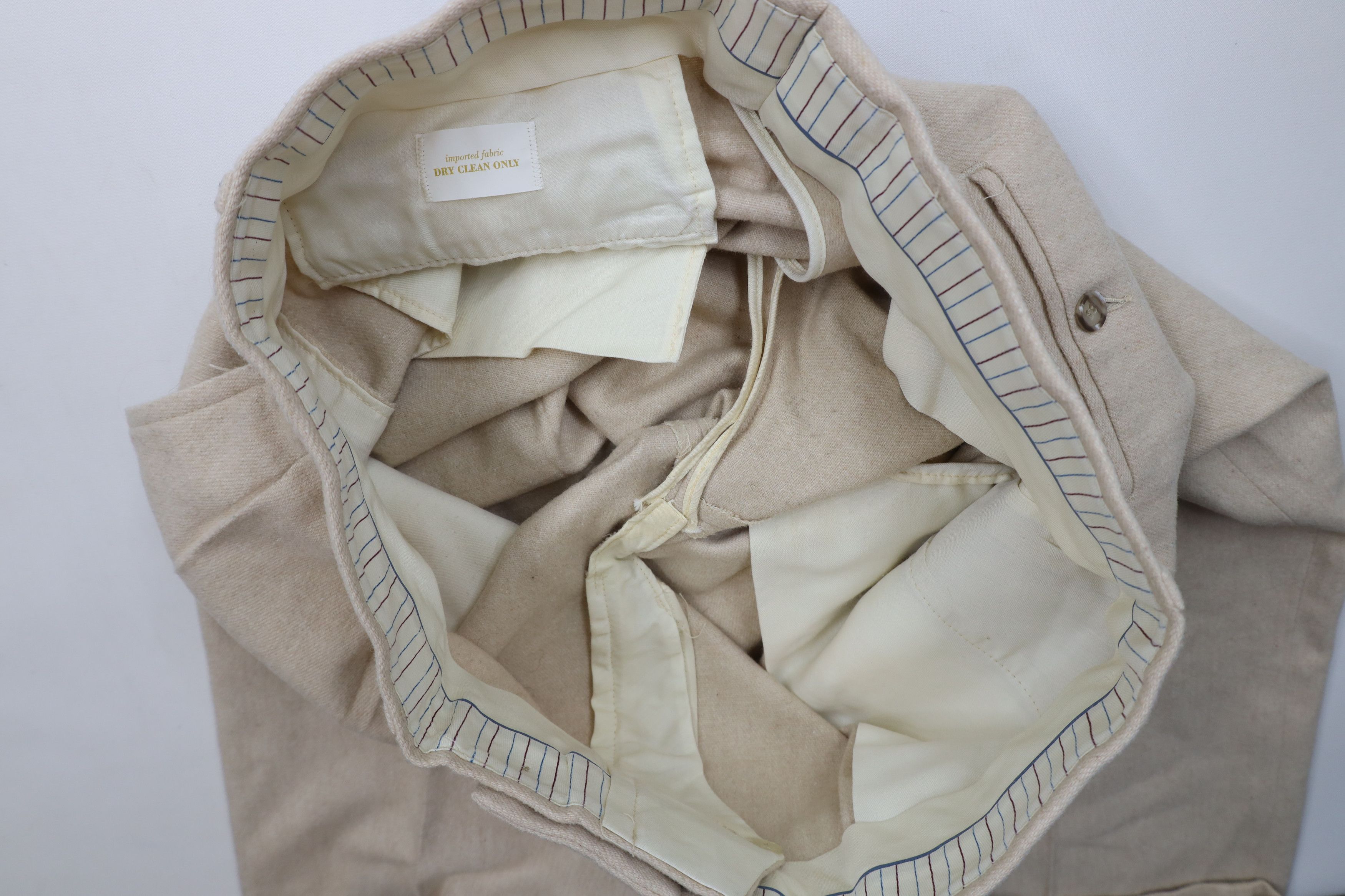 Vintage Vintage 60s Streetwear Wool Tweed Wide Leg Chino Pants USA Size US 34 / EU 50 - 10 Thumbnail