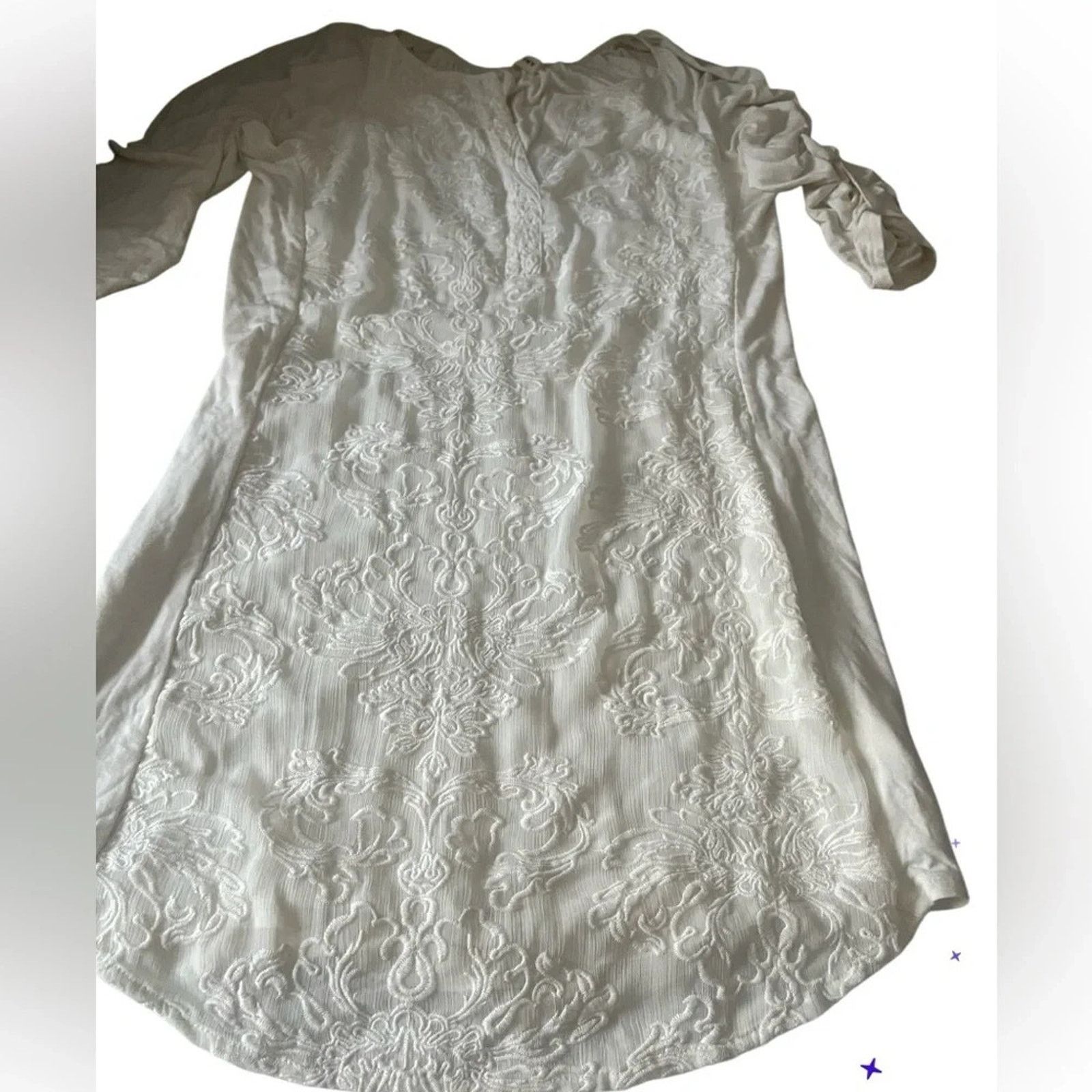 Anthropologie Anthropologie TINY Paperwhites mini shirt dress, size XS Size XS / US 0-2 / IT 36-38 - 1 Thumbnail