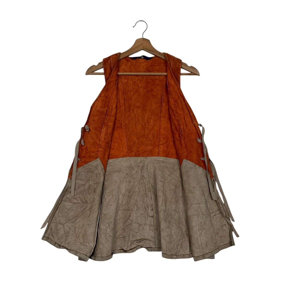 Vintage 60-70’s DAVID CONRAD Two-Tone Suede Leather Vest #2764-C125 Size US S / EU 44-46 / 1 - 10 Thumbnail