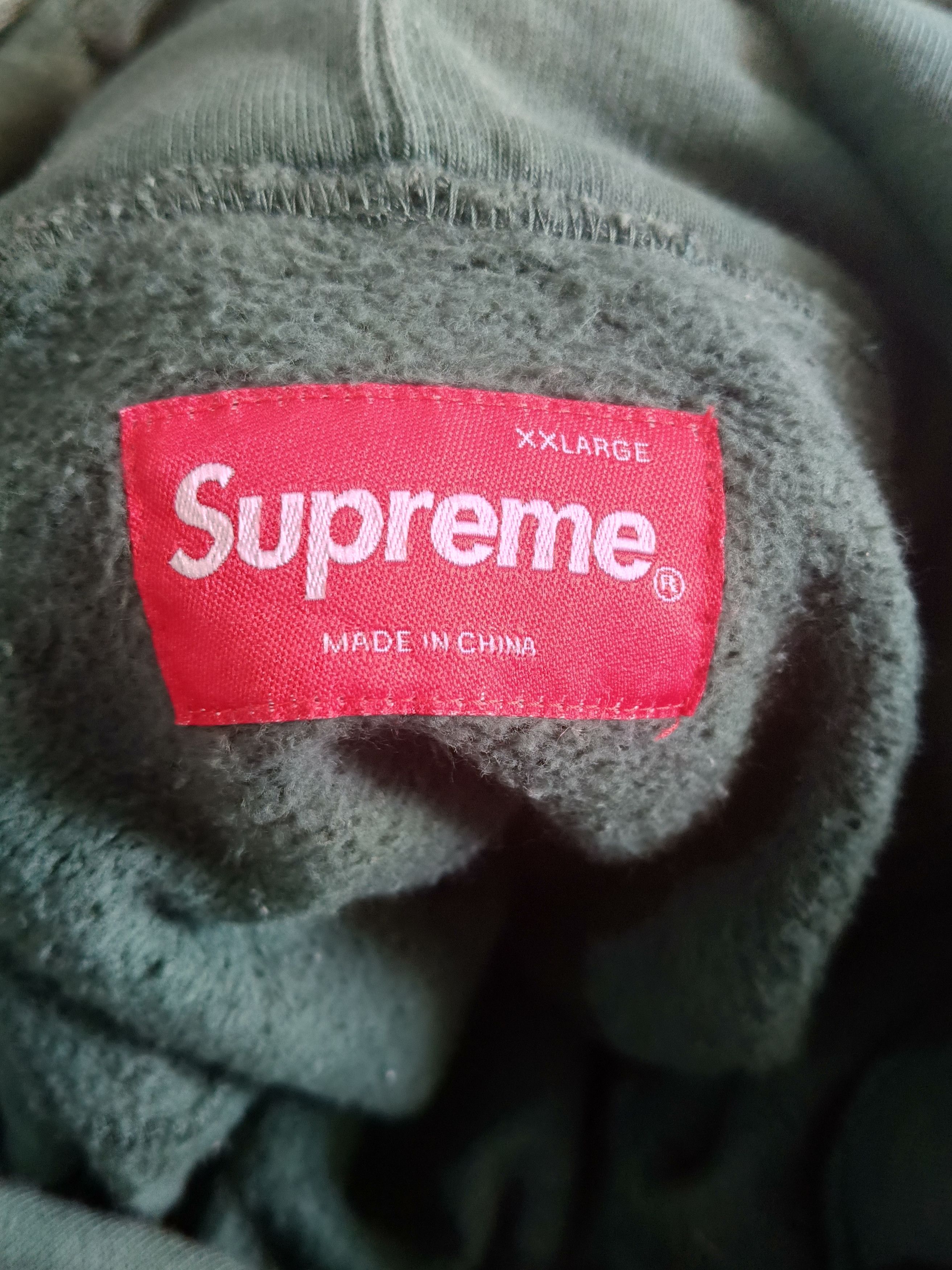 Supreme Supreme bleached distressed hooded sweatshirt Size US XXL / EU 58 / 5 - 15 Thumbnail