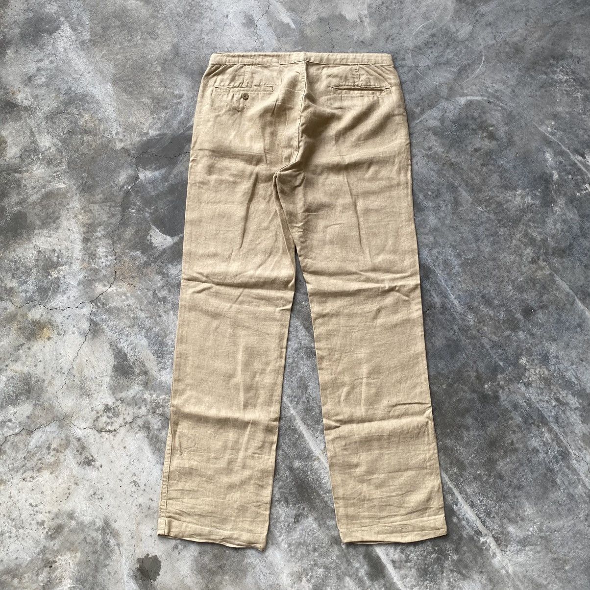 If Six Was Nine × Journal Standard × Le Grande Bleu (L.G.B.) Vintage Y2K Journal Standard Linen Baker Pants w30 Size US 30 / EU 46 - 5 Thumbnail