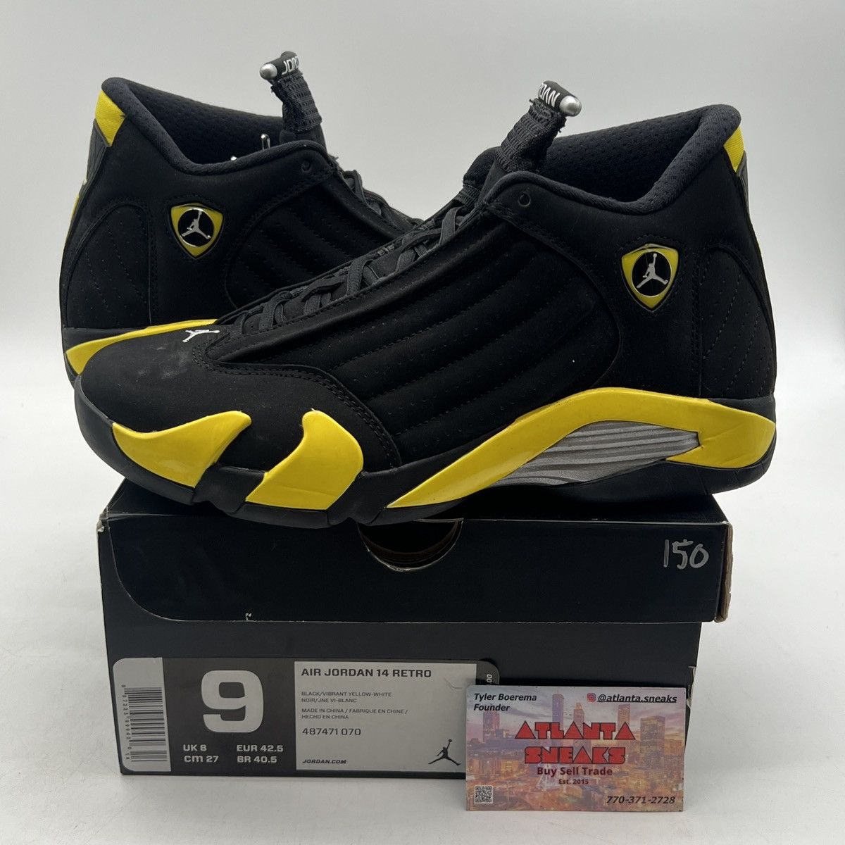 Air Jordan 14 Thunder, image size:1200x1200