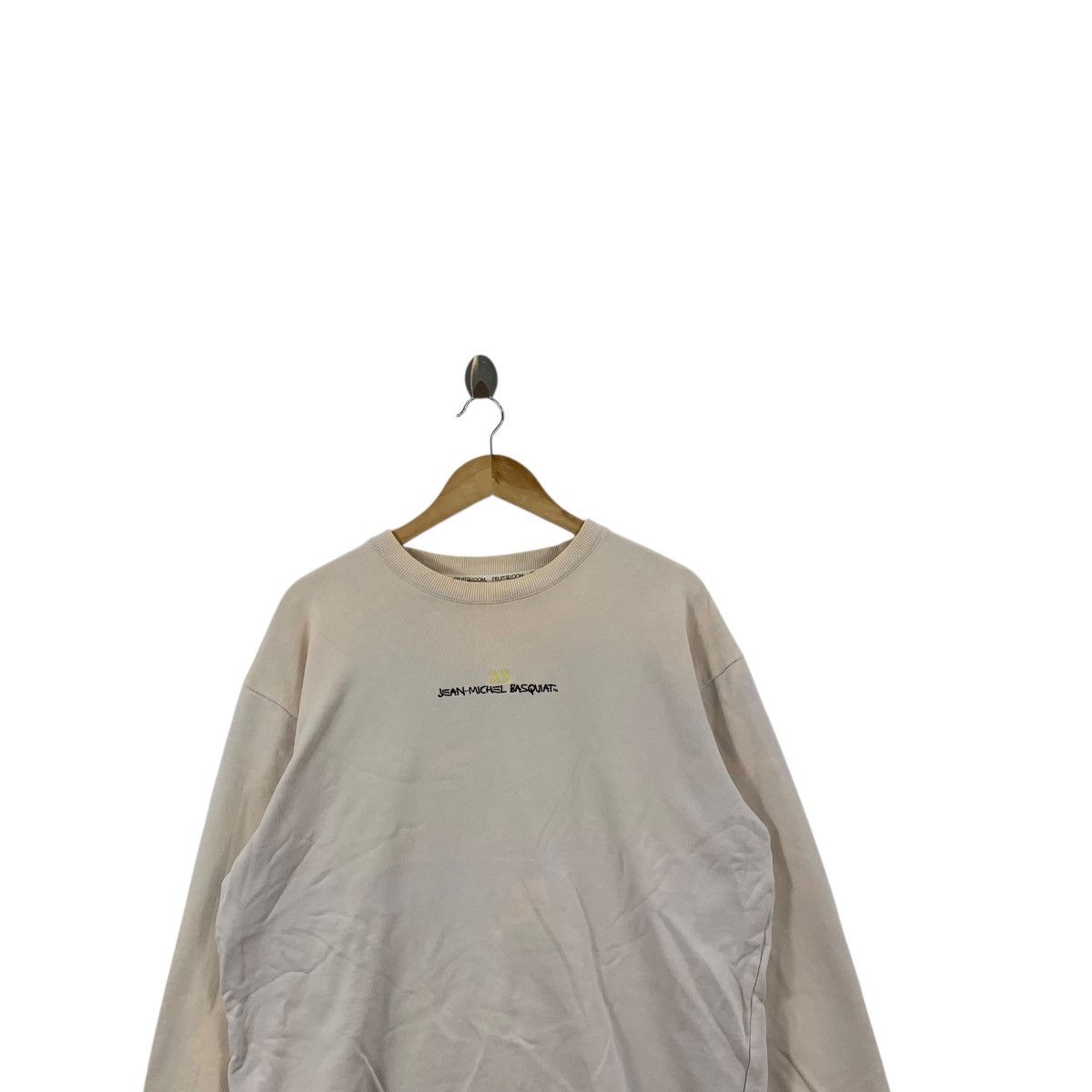 Jean-Michel Basquiat Vintage JEAN MICHEL BASQUIAT Dos Cabezas Thrashed Sweatshirt Size US L / EU 52-54 / 3 - 3 Thumbnail