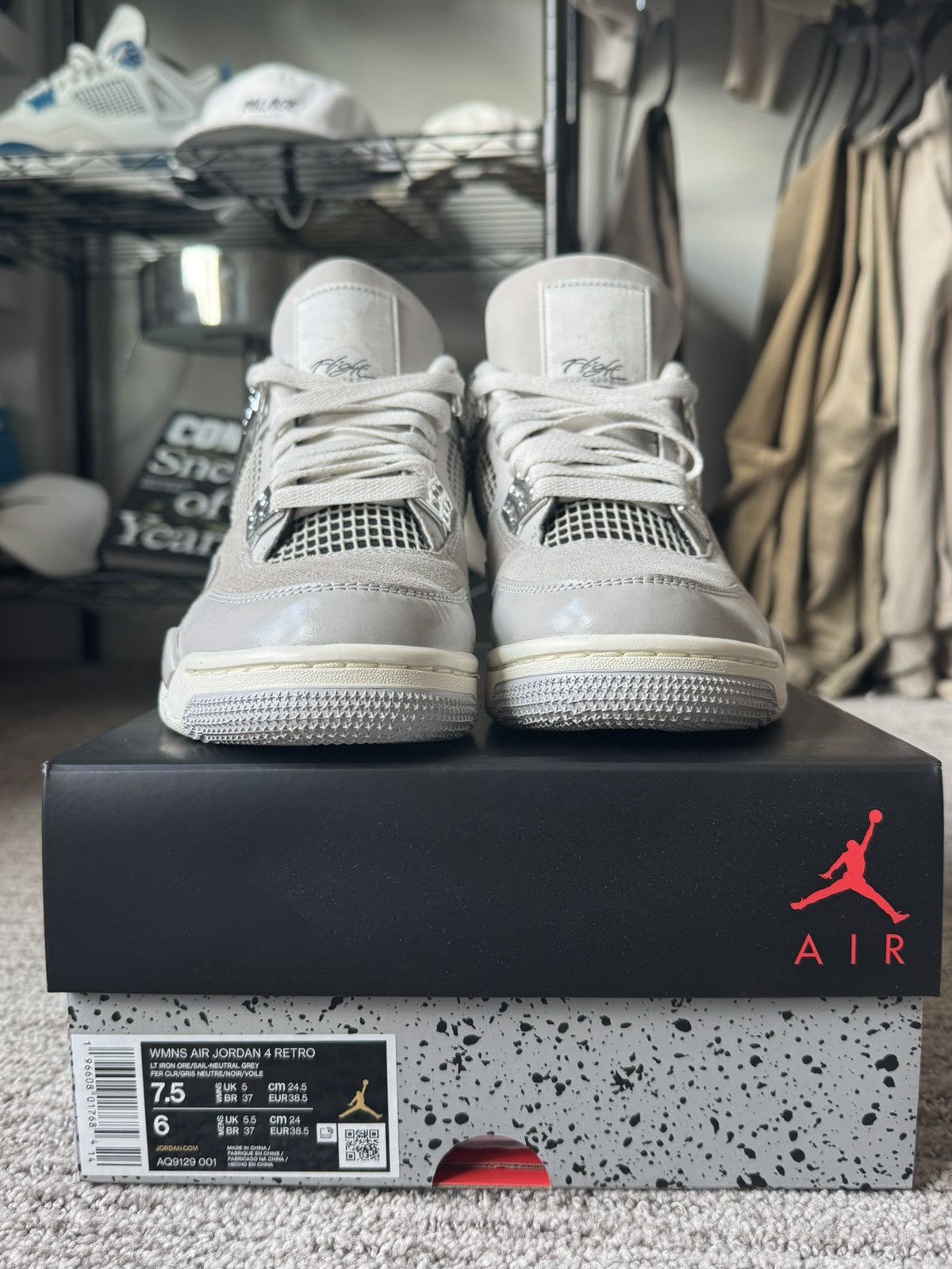 Jordan Brand Jordan Retro 4 Frozen Moments Size US 6.5 / EU 39-40 - 4 Thumbnail